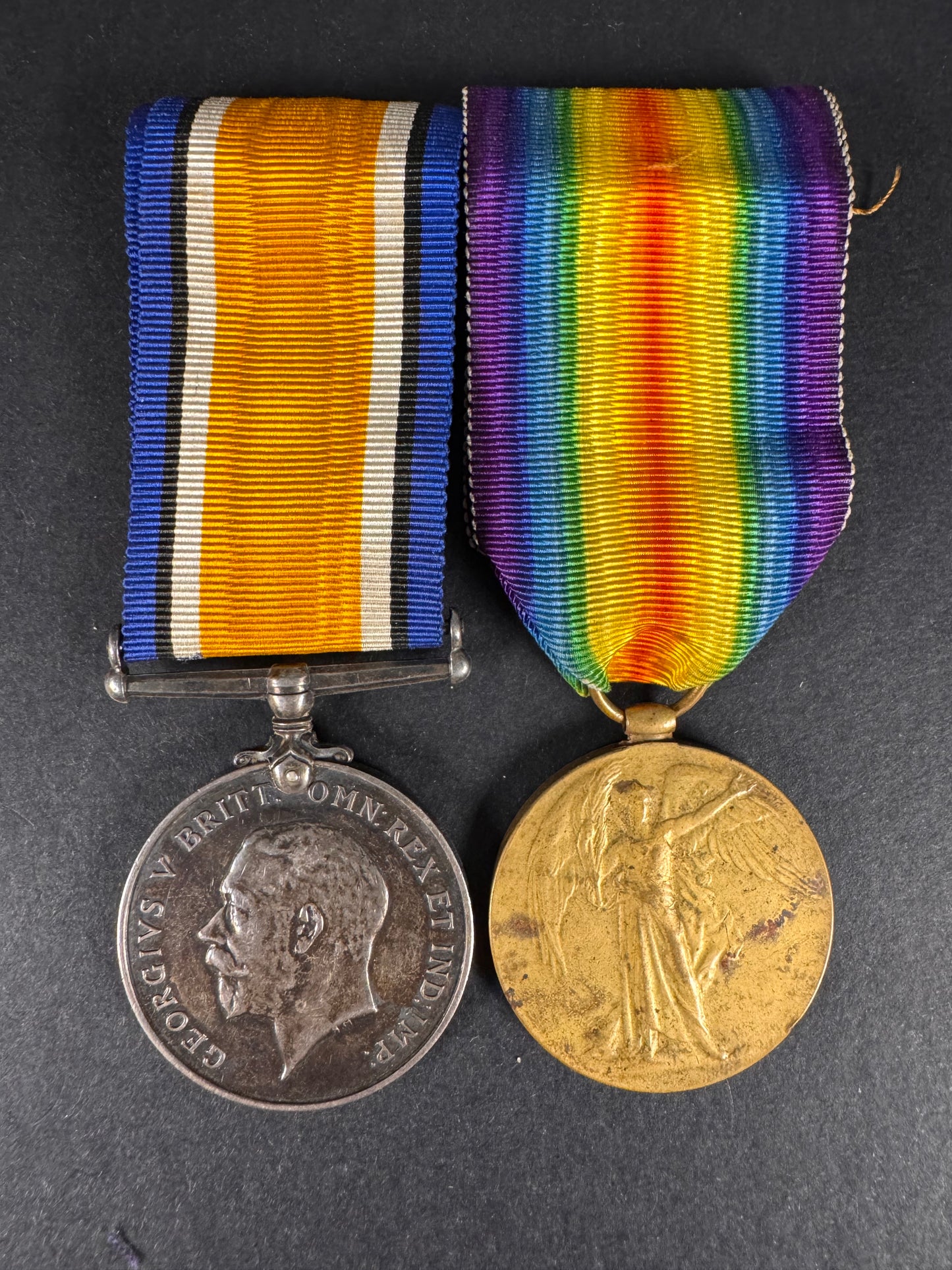 Photo 1 of WW1 British War Medal & Victory Medal Pair - collectible militaria item