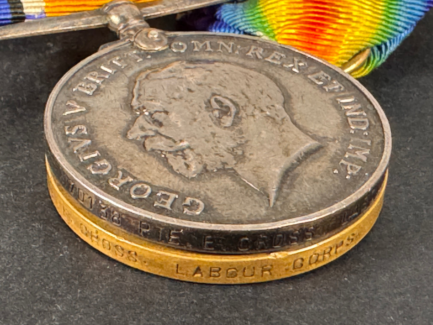 Photo 5 of WW1 British War Medal & Victory Medal Pair - collectible militaria item