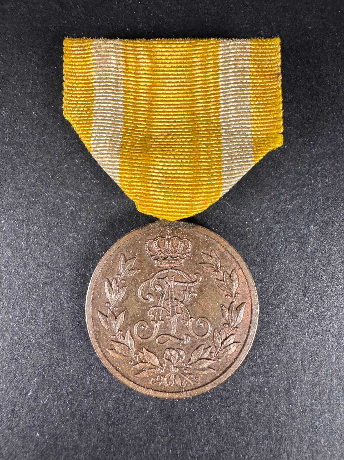 Photo 1 of German Empire Saxony 1905 Friedrich August Medal - collectible militaria item