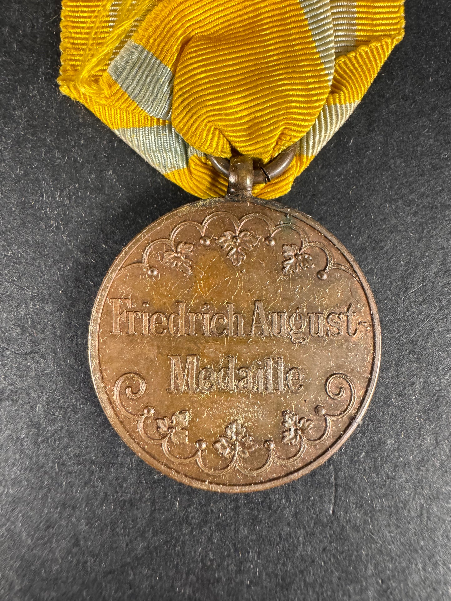 Photo 2 of German Empire Saxony 1905 Friedrich August Medal - collectible militaria item