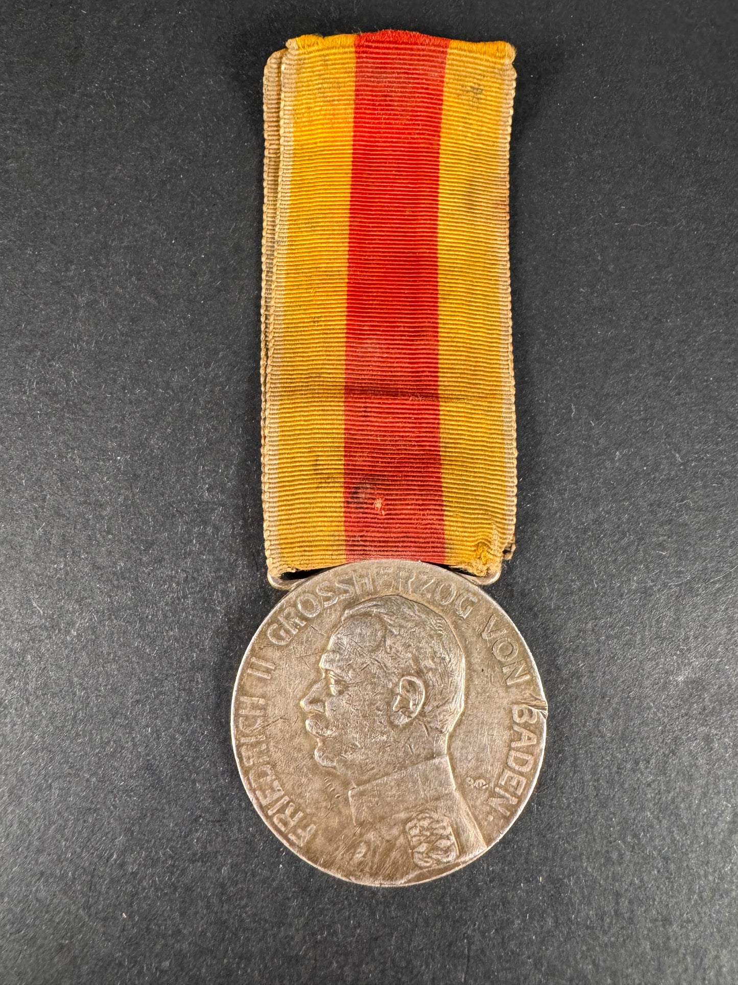 Photo 1 of German Empire Baden 1908 - 1916 Friedrich II Von Baden Merit Medal - collectible militaria item