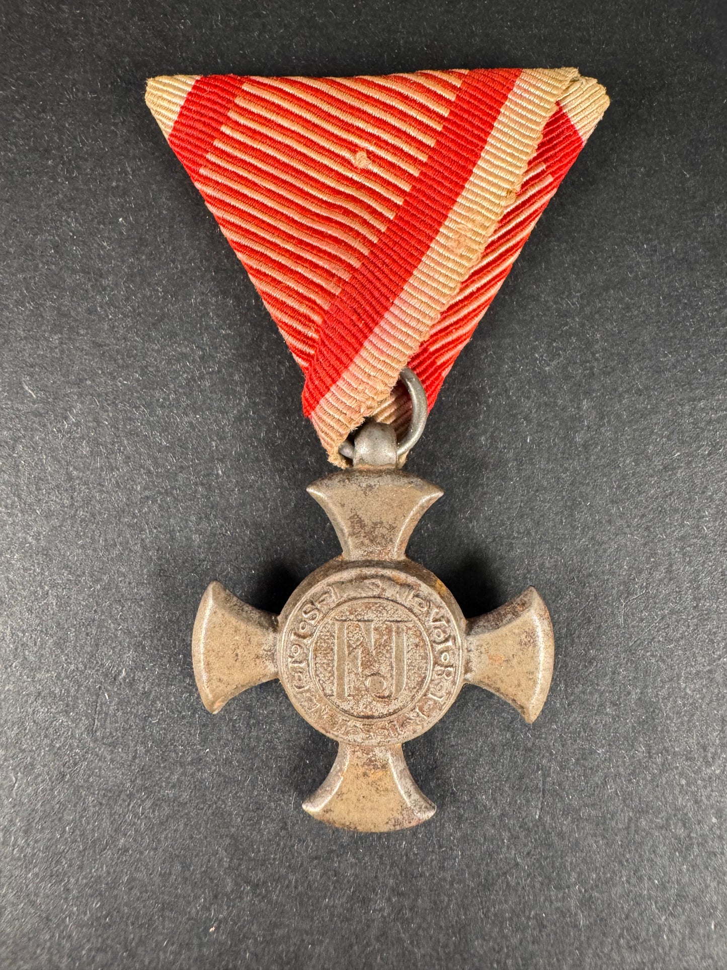 Photo 1 of WW1 Austrian 1916 Iron Cross of Merit Medal - collectible militaria item