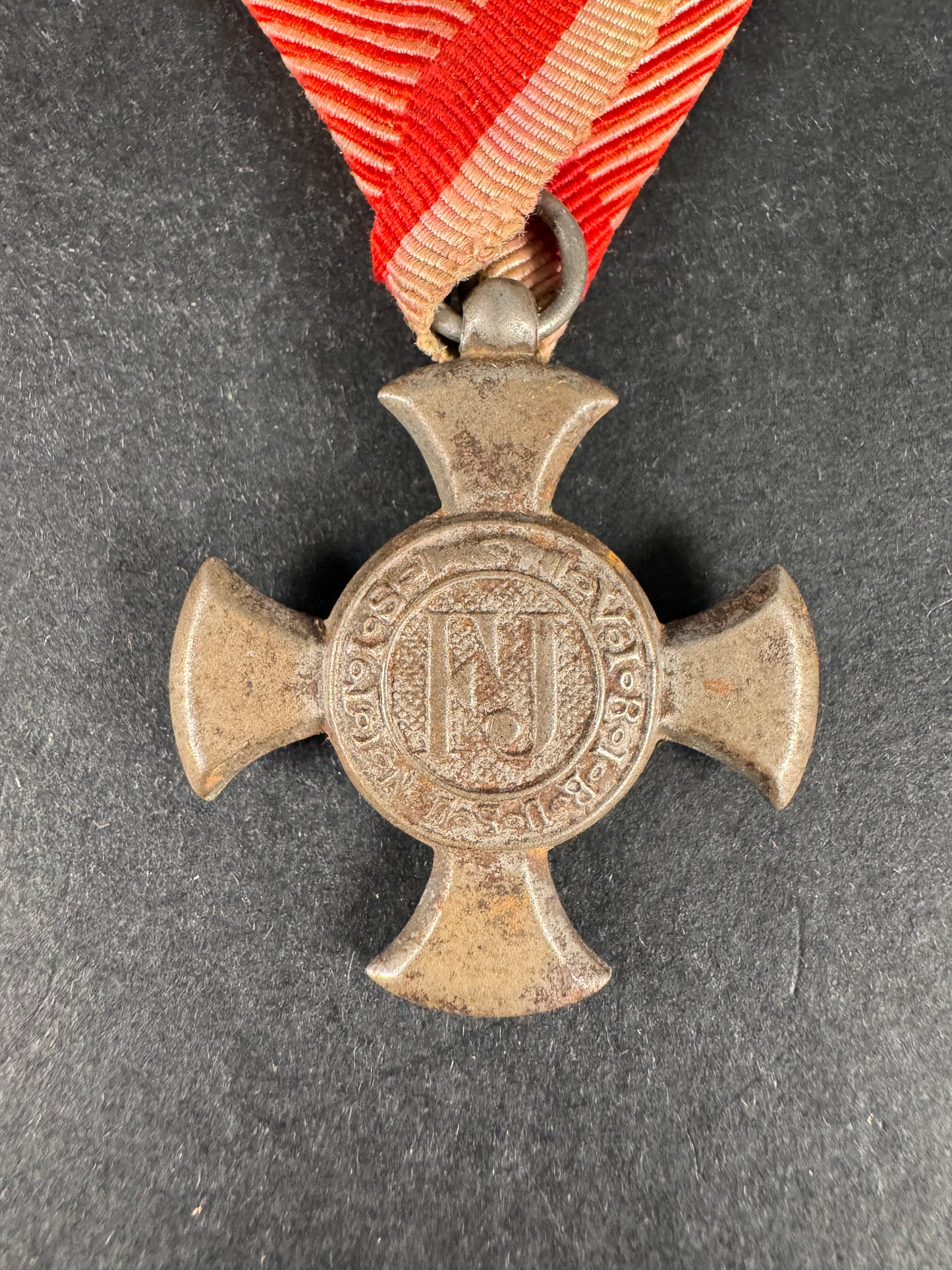 Photo 2 of WW1 Austrian 1916 Iron Cross of Merit Medal - collectible militaria item
