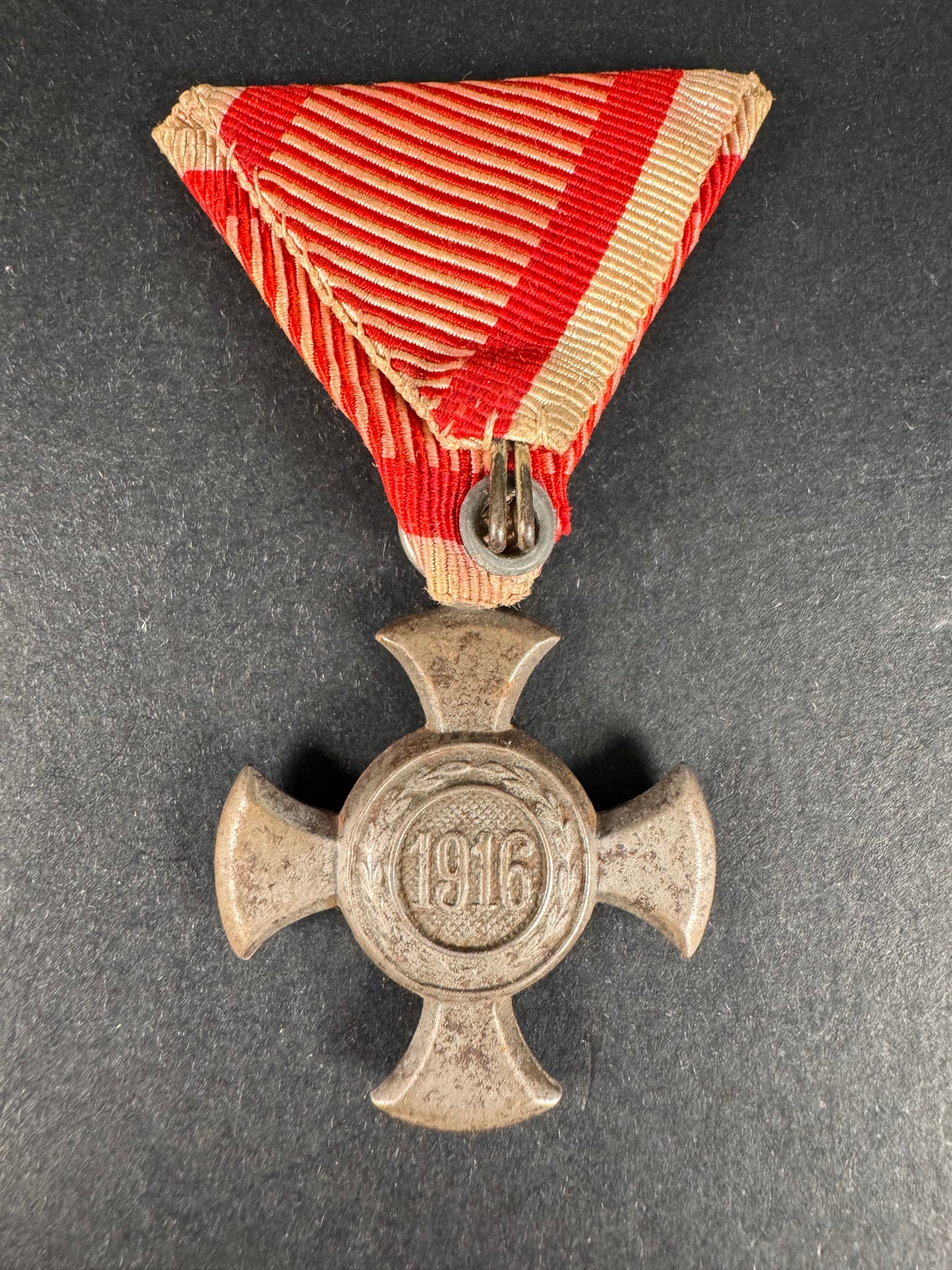 Photo 3 of WW1 Austrian 1916 Iron Cross of Merit Medal - collectible militaria item