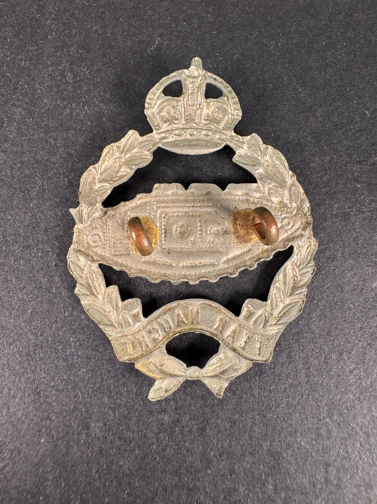 Photo 2 of WW2 British Army Royal Tank Regiment Cap Badge RTR - collectible militaria item