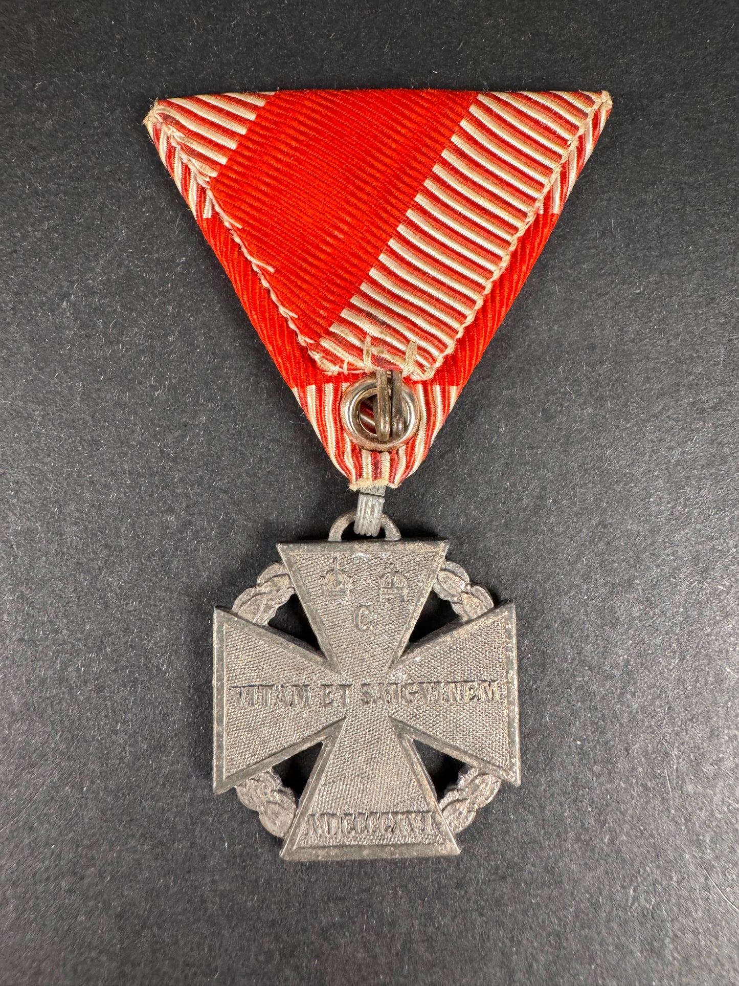Photo 2 of WW1 Austro Hungarian Empire Karl Truppen Kreuz Medal - collectible militaria item
