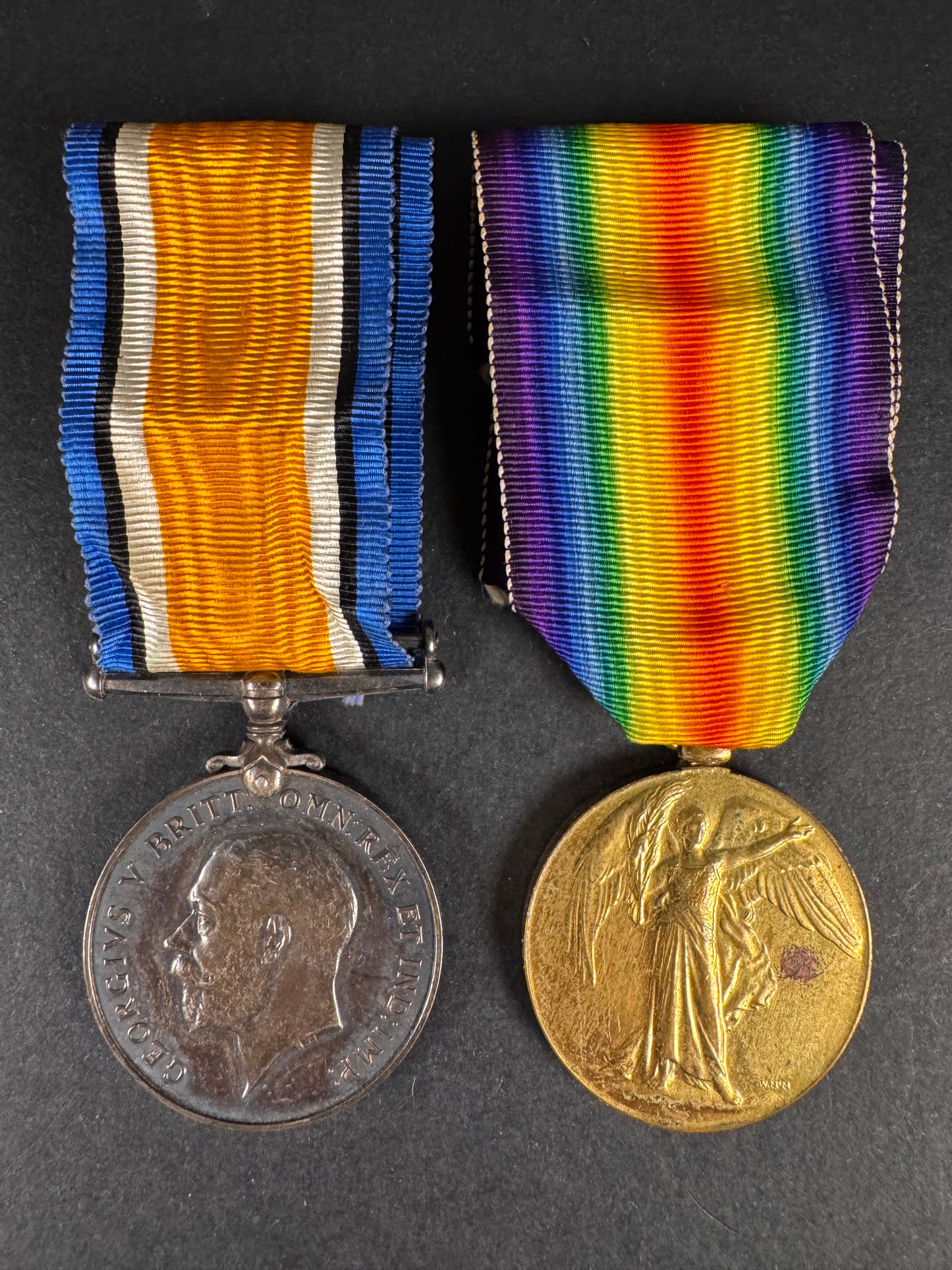 Photo 1 of WW1 British War Medal & Victory Medal Pair - collectible militaria item