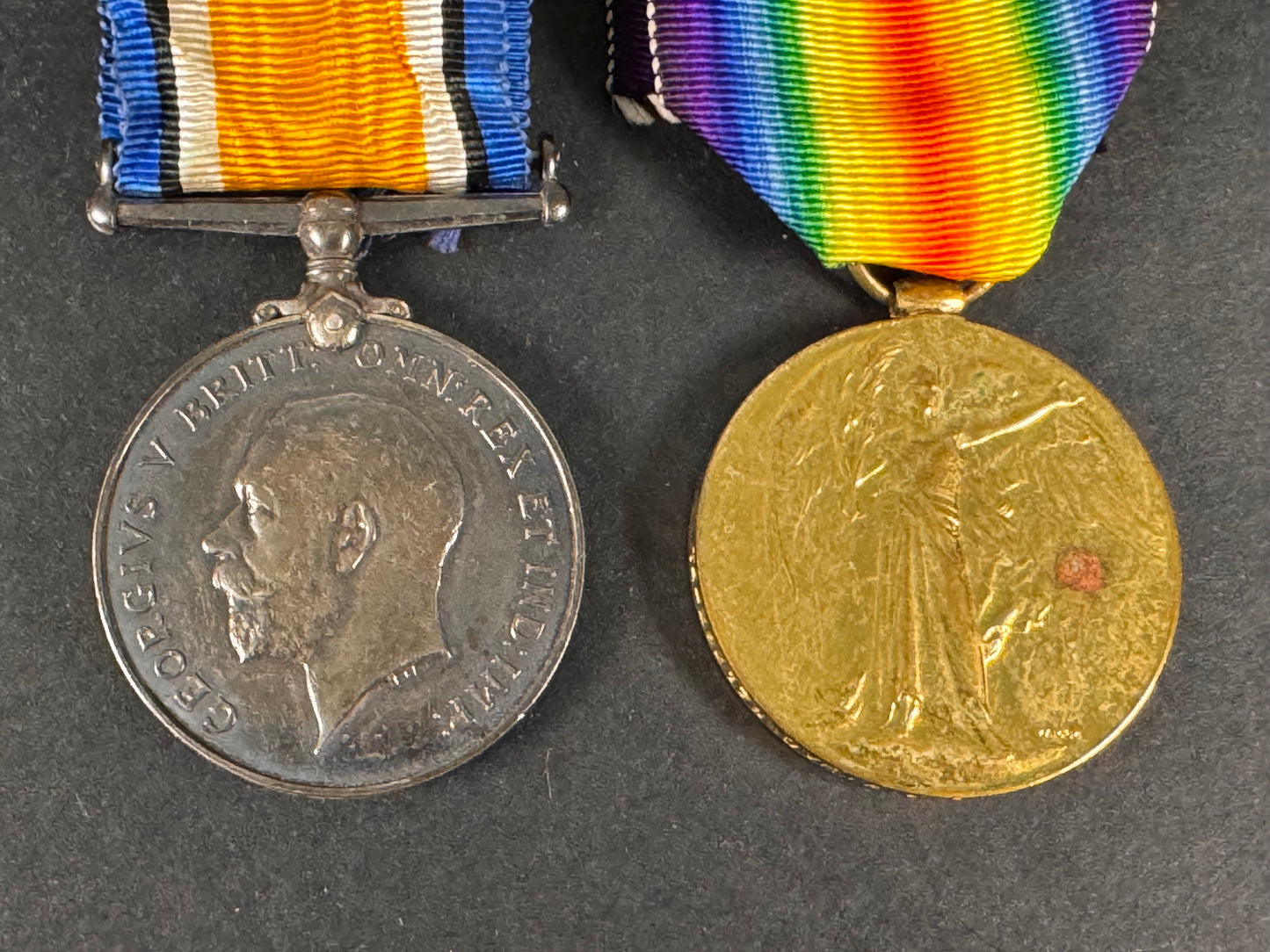 Photo 2 of WW1 British War Medal & Victory Medal Pair - collectible militaria item