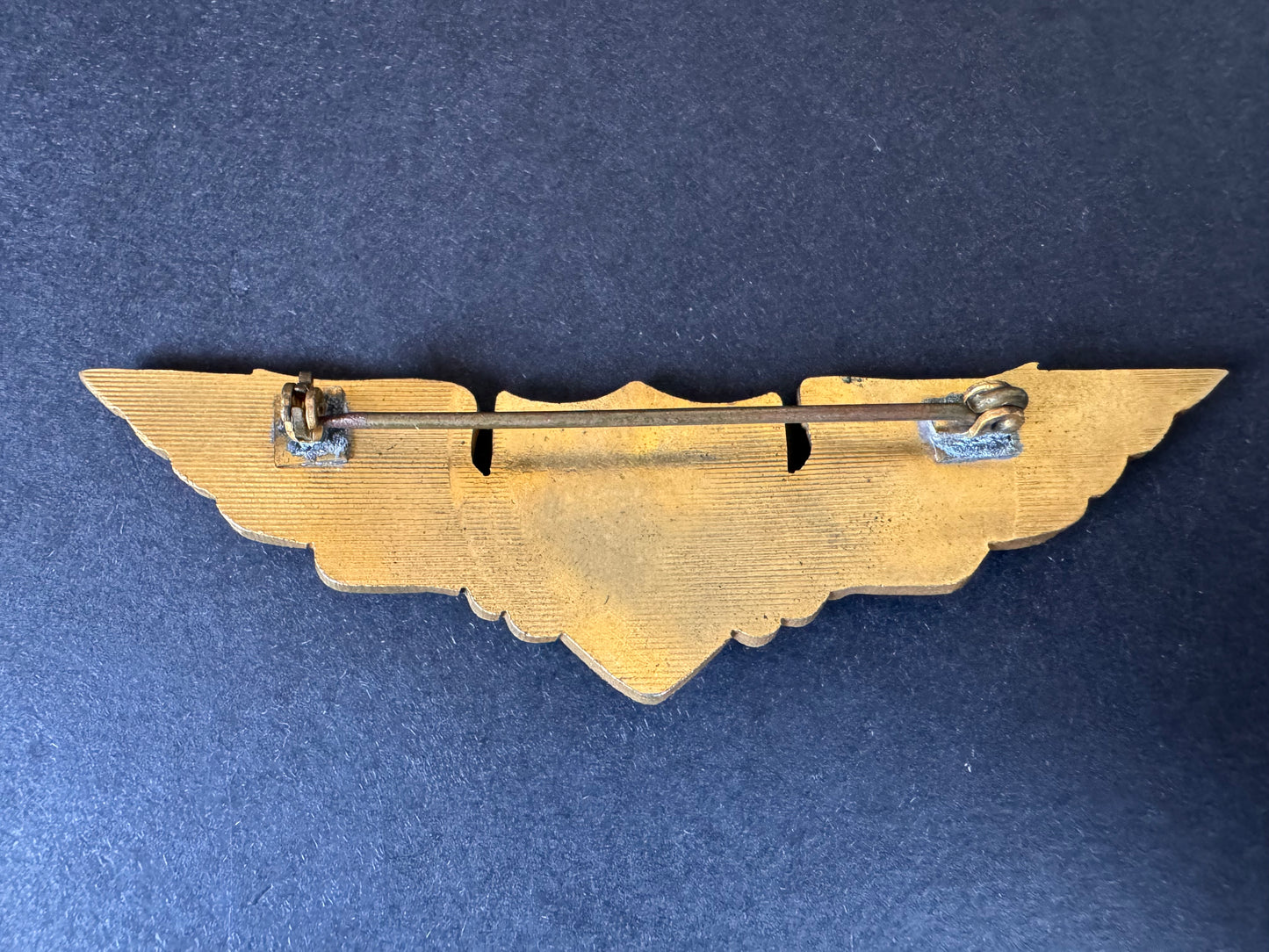 Photo 3 of After WW2 Mexican Air Force FAM Navigator Wing Badge - collectible militaria item