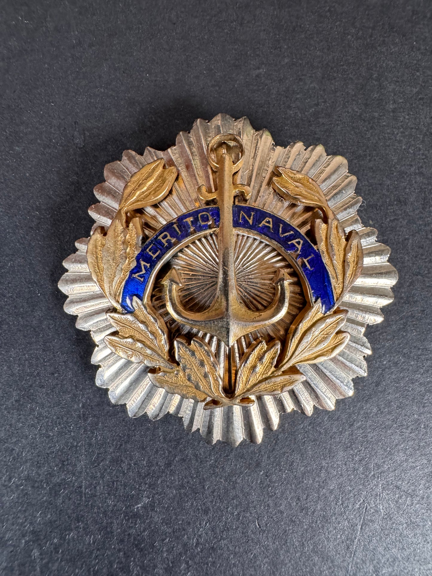 Photo 1 of Mexican Naval Merit Order Breast Badge - collectible militaria item