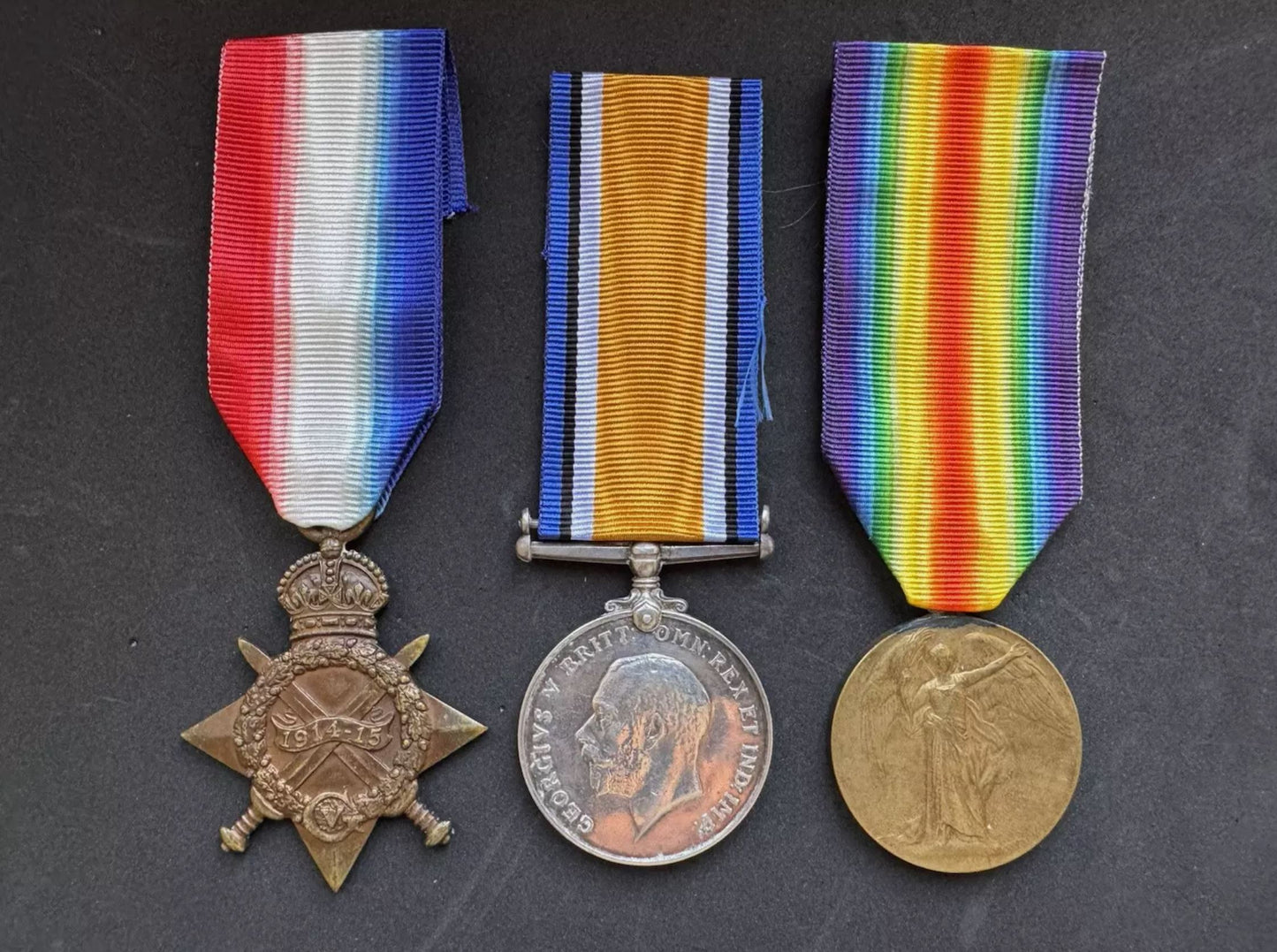 Photo 1 of WW1 British Medals Seaforth Highlanders - collectible militaria item