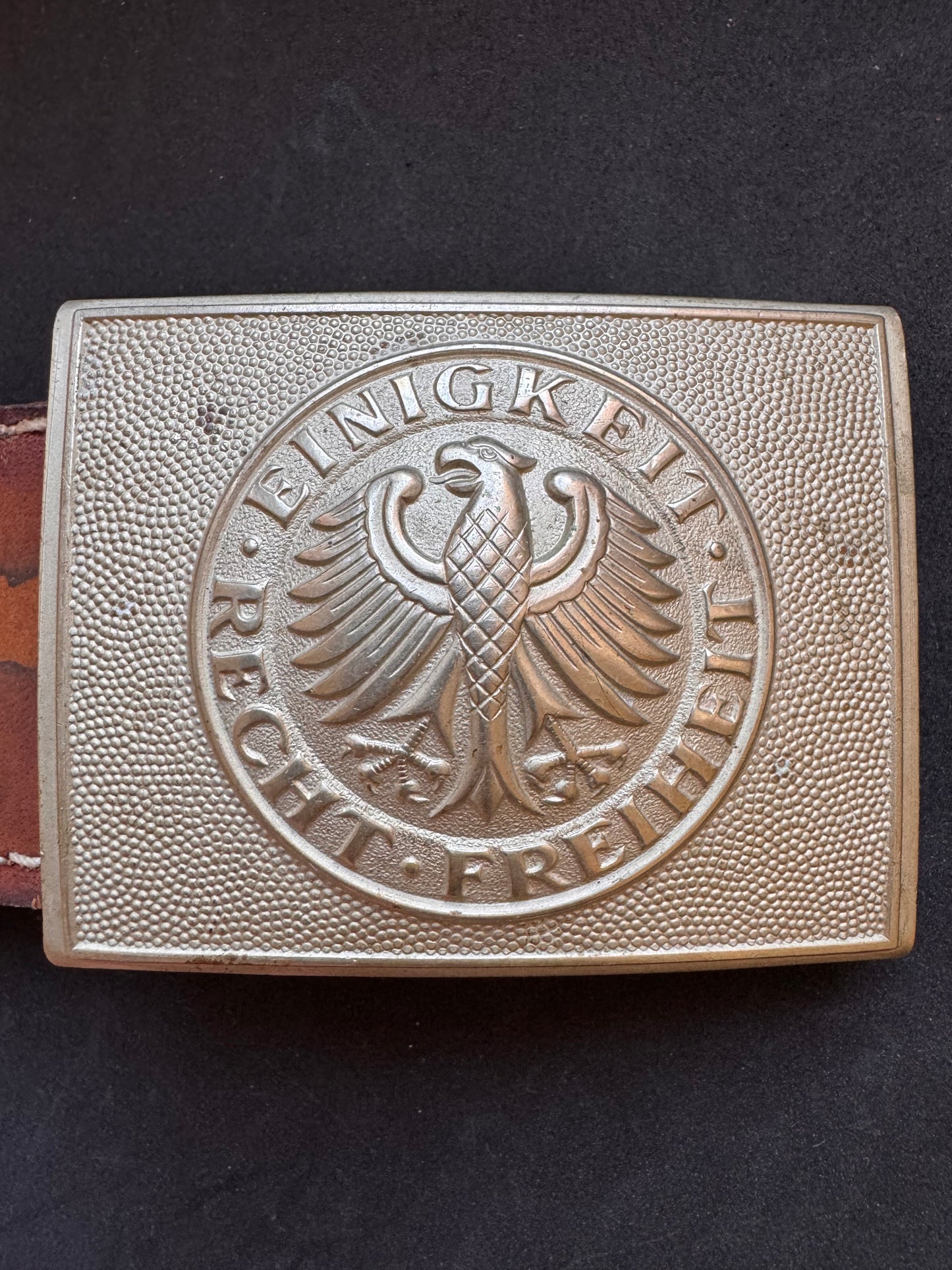 Photo 2 of After WW2 West German Army Belt Buckle - collectible militaria item