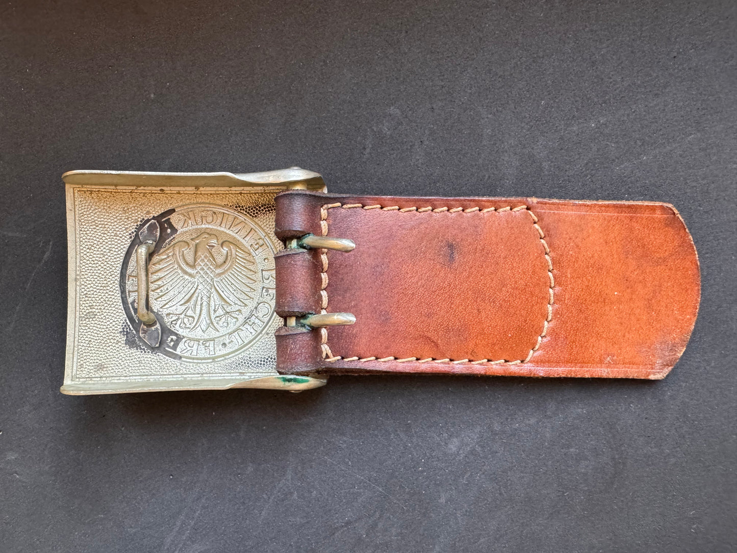 Photo 3 of After WW2 West German Army Belt Buckle - collectible militaria item