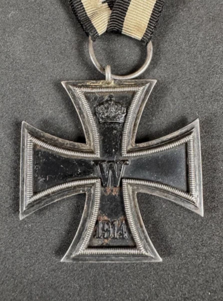 Photo 2 of WW1 German 1914 Iron Cross 2nd Class Medal G GODET - collectible militaria item