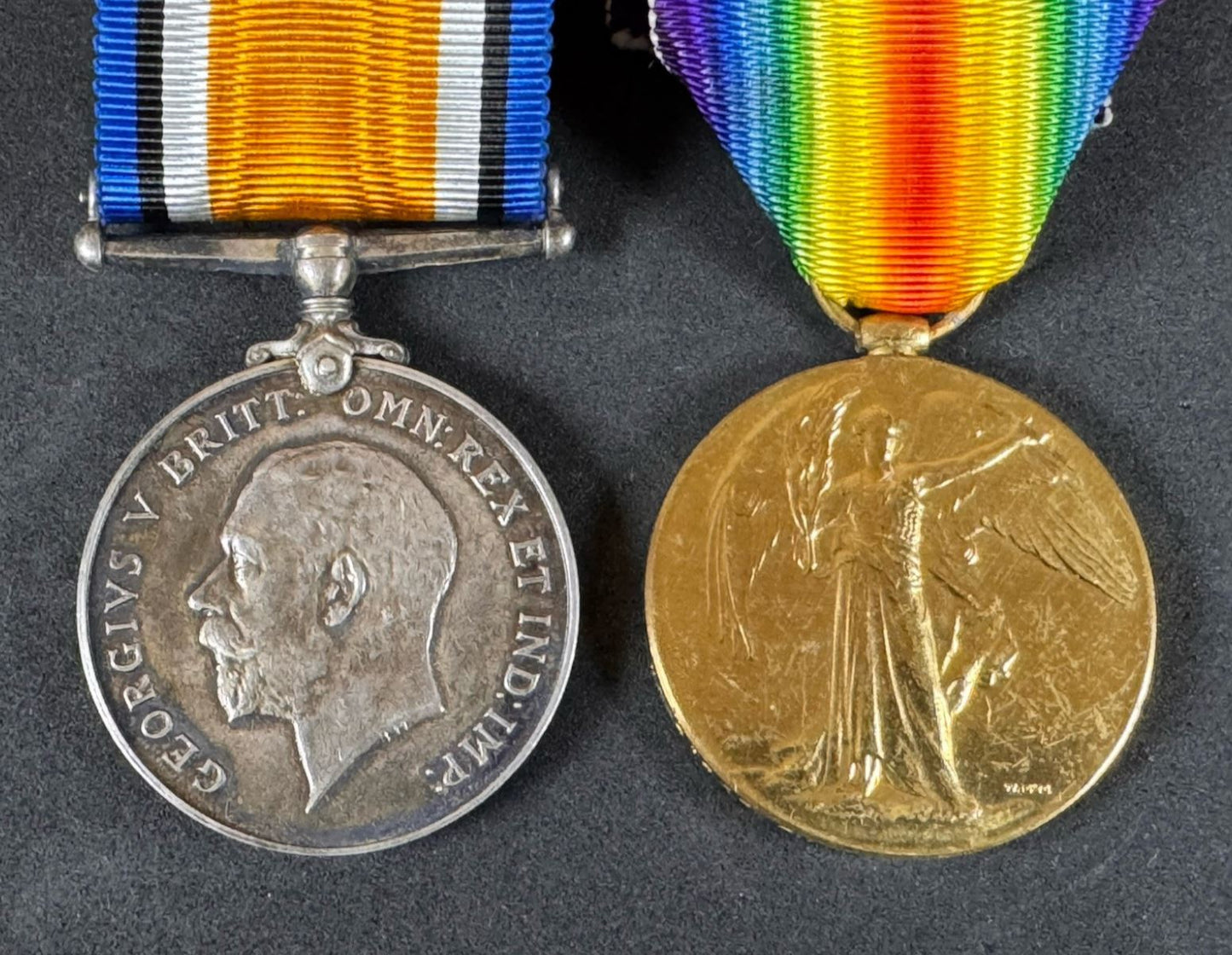 Photo 2 of WW1 British War Medal & Victory Medal Pair - collectible militaria item