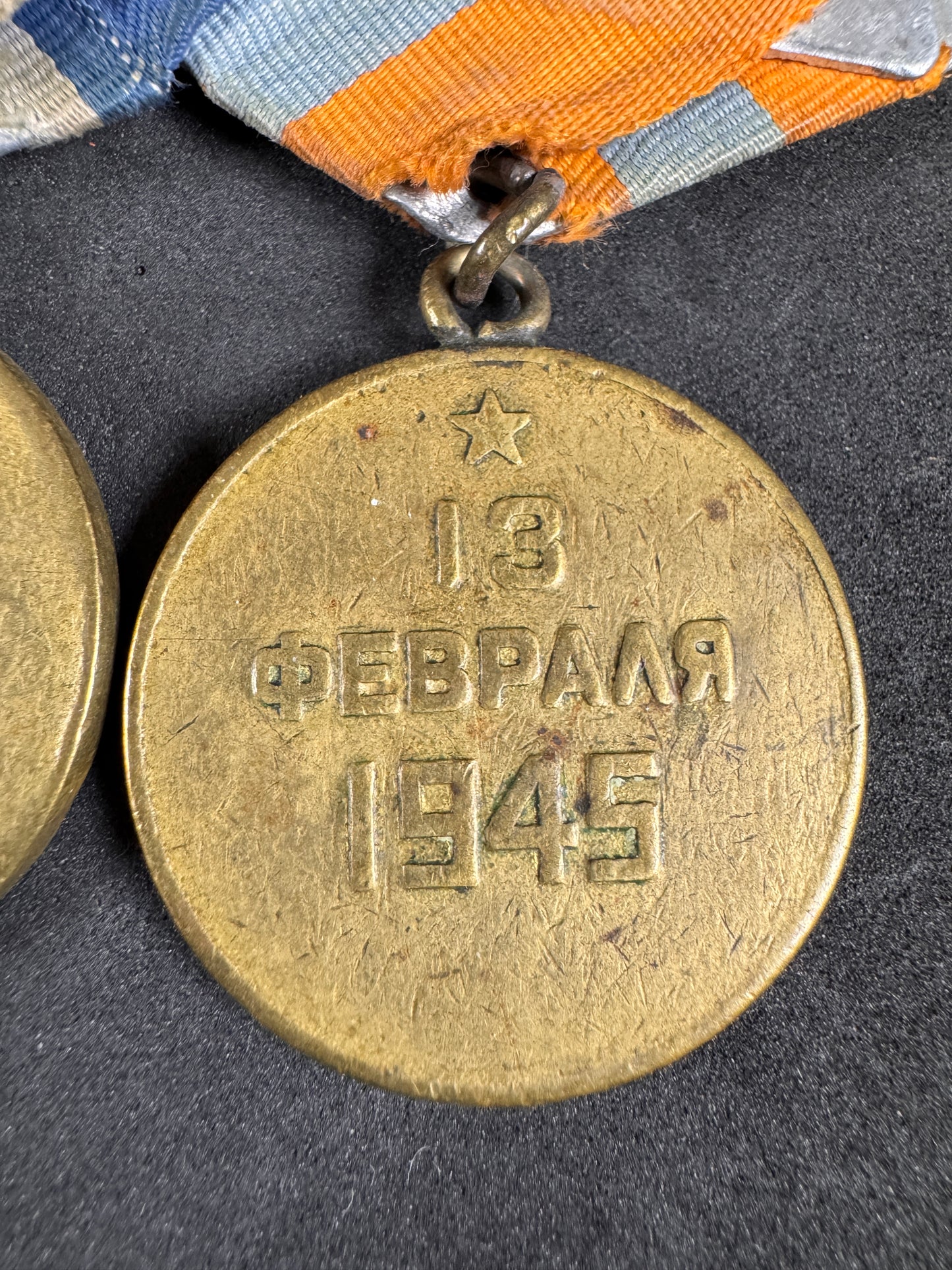 Photo 6 of WW2 Soviet Russian Capture of Budapest & Prague Campaign Medal Group - collectible militaria item