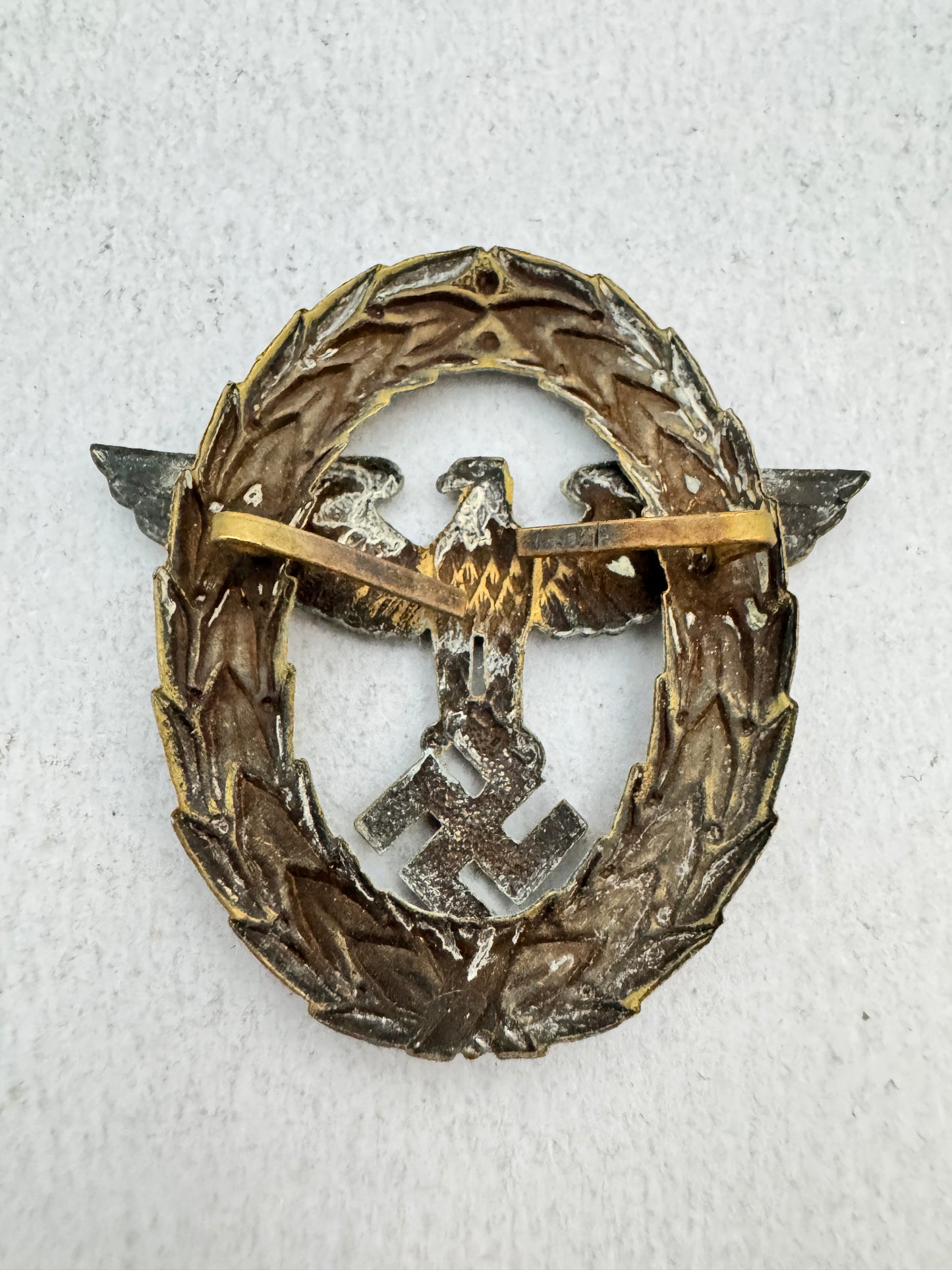 Third Reich Police First Pattern Cap Badge