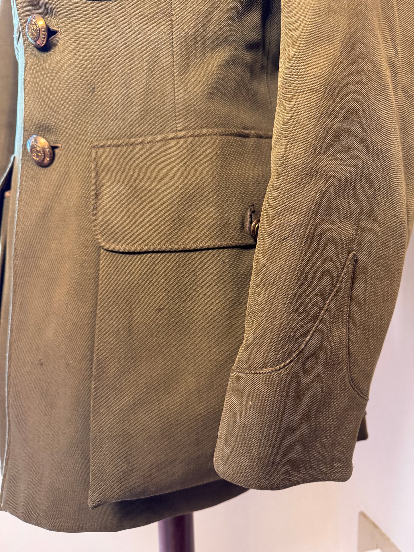 Photo 9 of WW2 British Army Royal Engineers Officer's Service Tunic - collectible militaria item