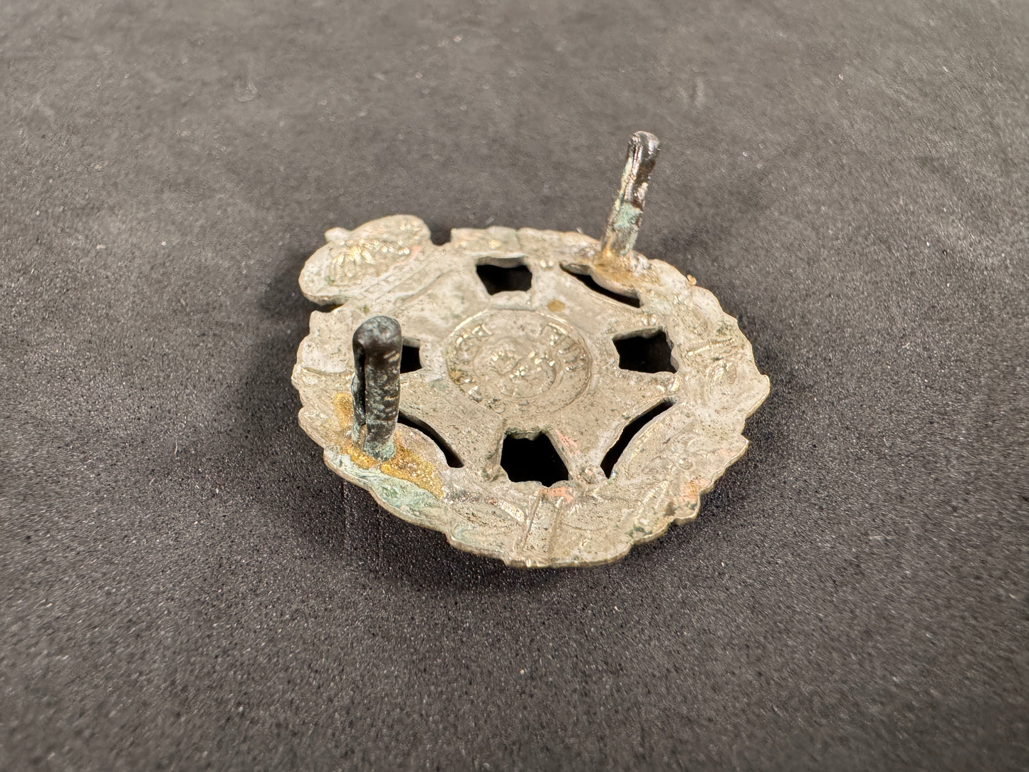 Photo 3 of Victorian British Army Rifle Brigade Field Service Cap Badge - collectible militaria item
