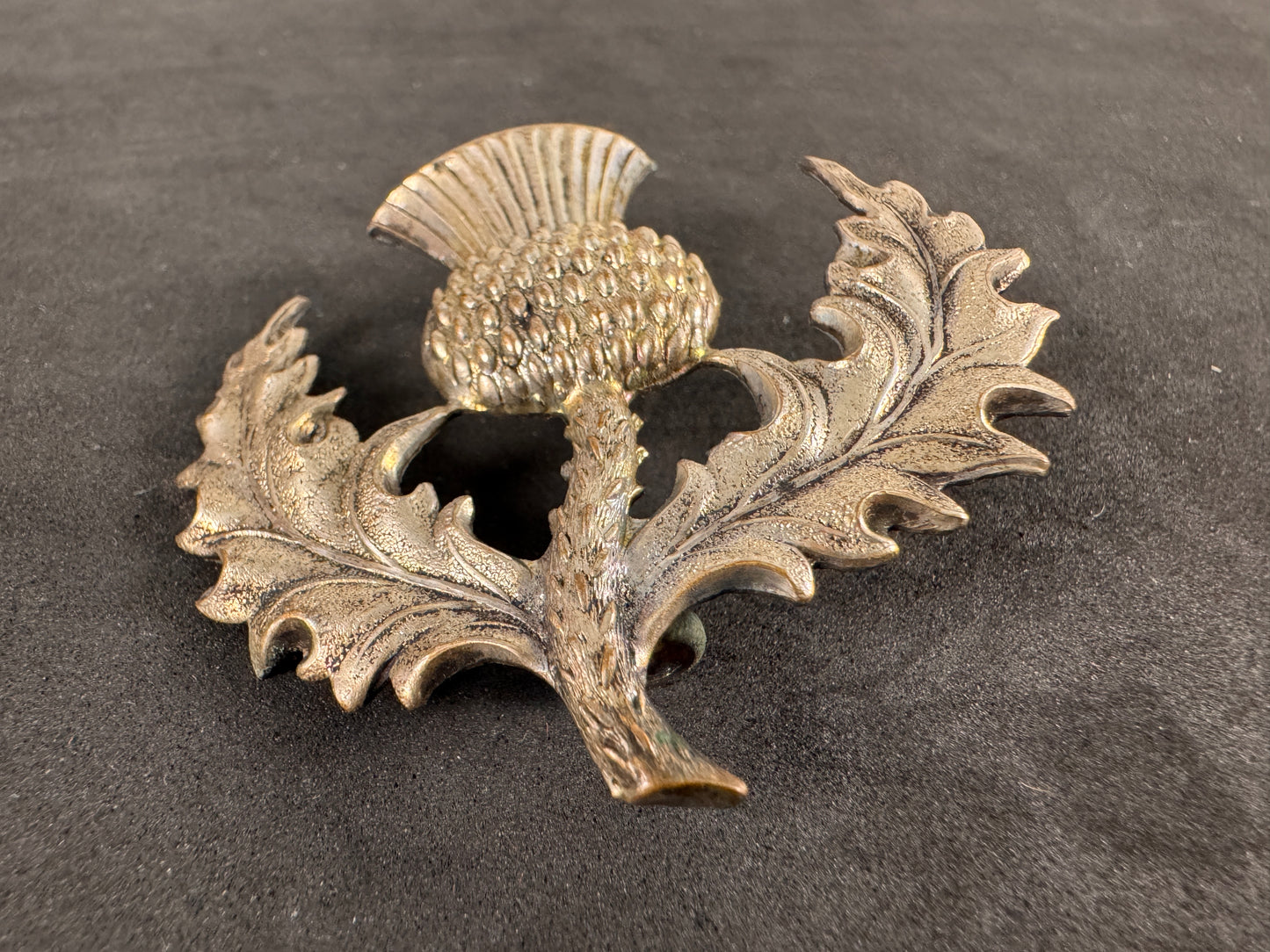 Photo 2 of Victorian British Army 7th London Scottish Volunteer Rifle Corps Sporran Badge - collectible militaria item