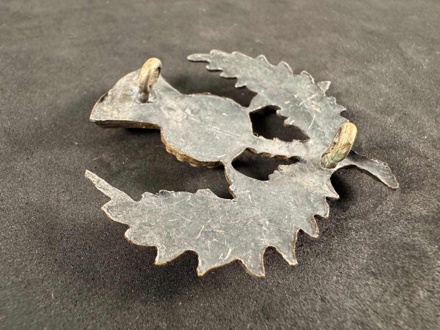 Photo 4 of Victorian British Army 7th London Scottish Volunteer Rifle Corps Sporran Badge - collectible militaria item