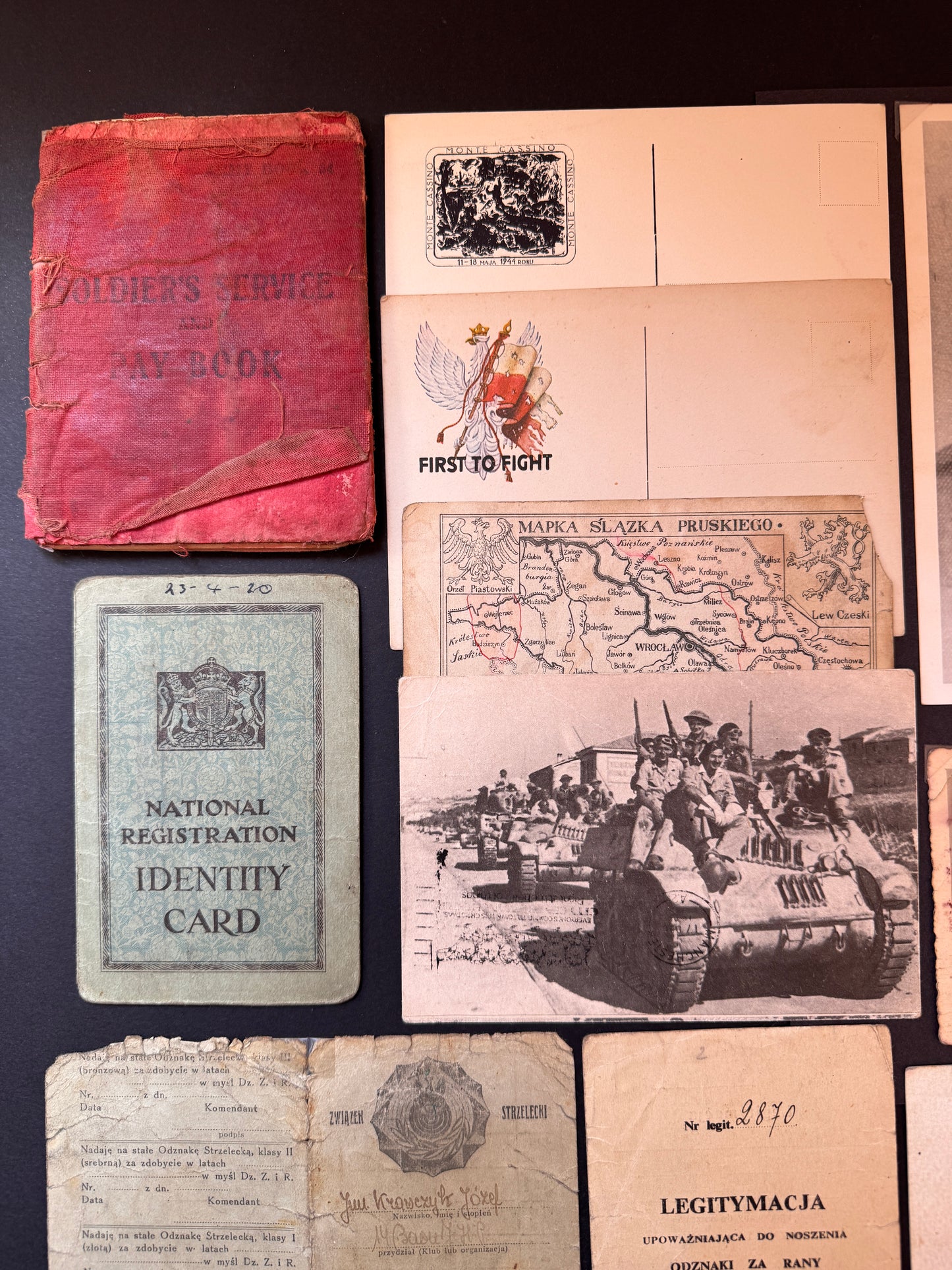 Photo 6 of WW2 Polish Exile Forces Document Group - 2nd Polish Corps, Italy Campaign - collectible militaria item