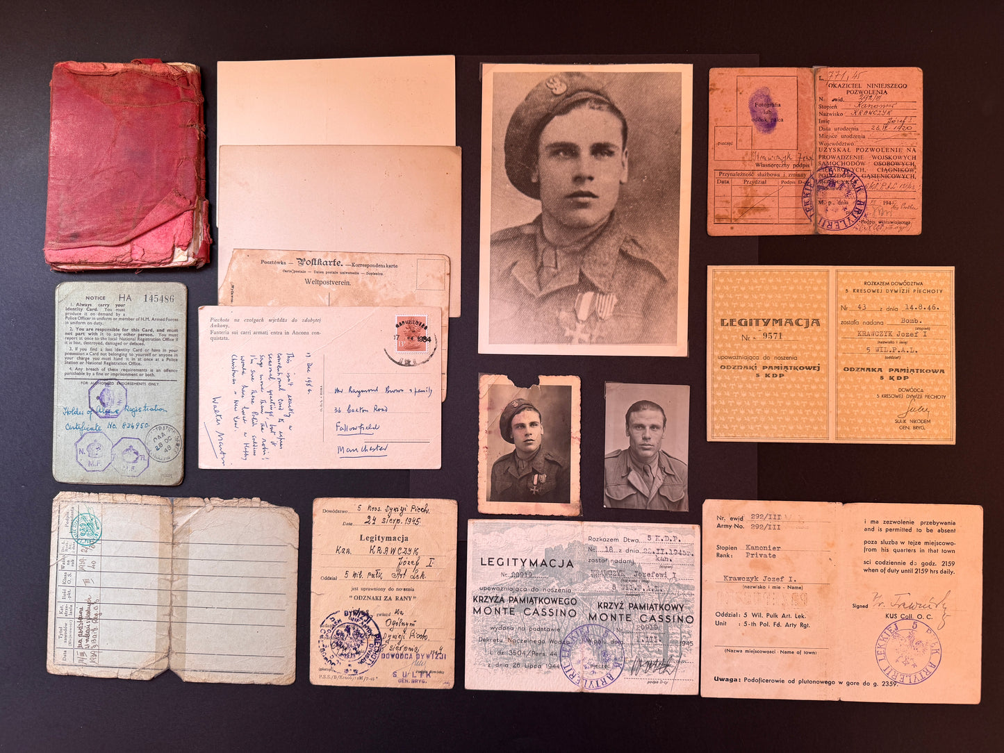 Photo 8 of WW2 Polish Exile Forces Document Group - 2nd Polish Corps, Italy Campaign - collectible militaria item