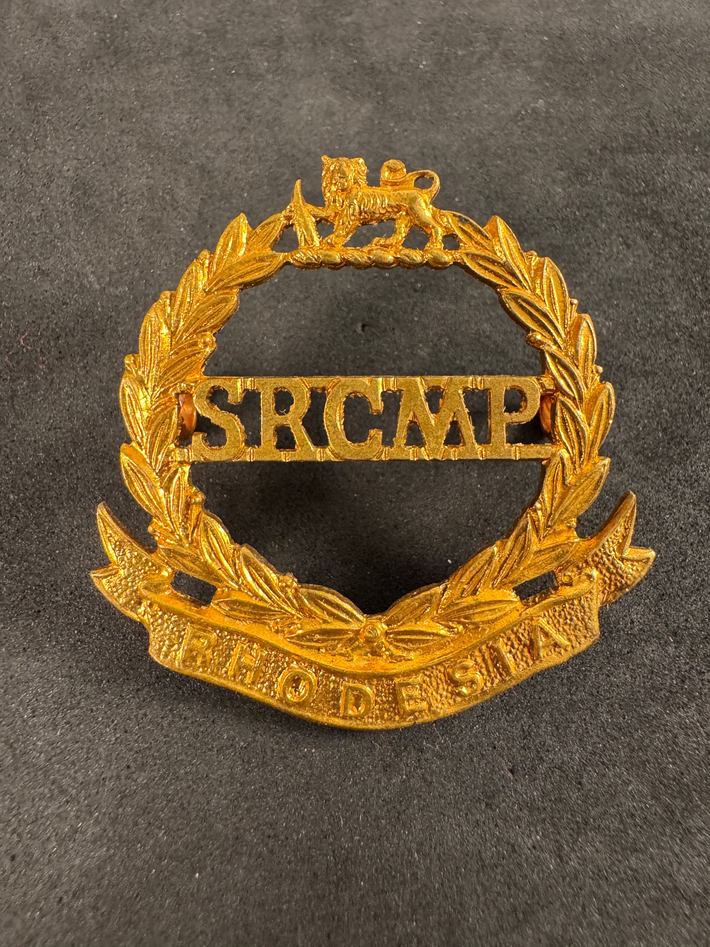 Photo 1 of South Rhodesia Corps of Military Police (SRCMP) Cap Badge - collectible militaria item