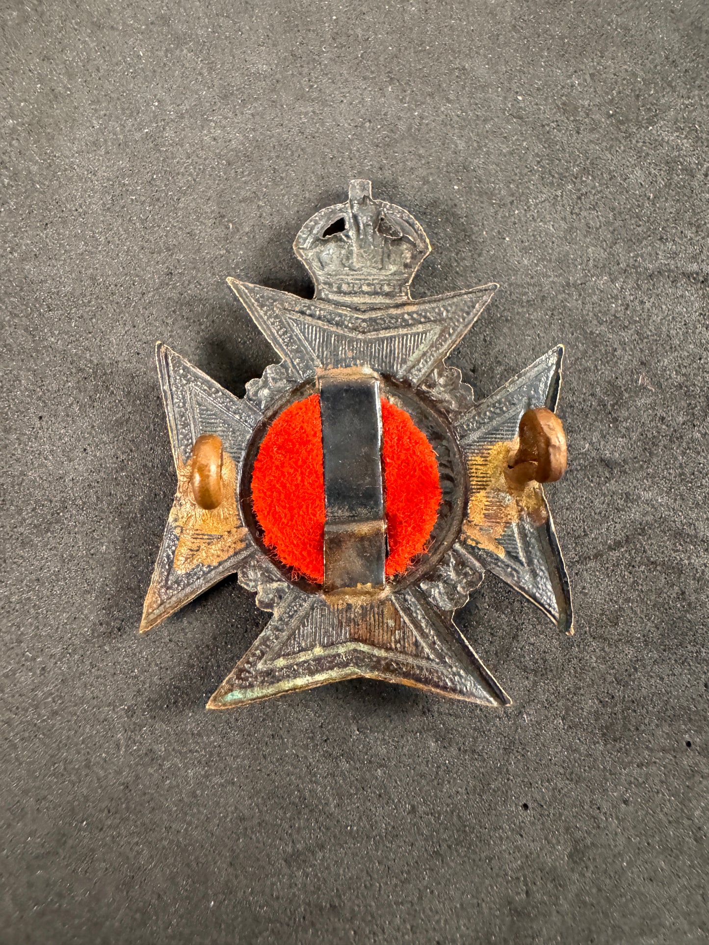 Photo 2 of WW2 British Colonial Rhodesia Regiment Cap Badge - collectible militaria item