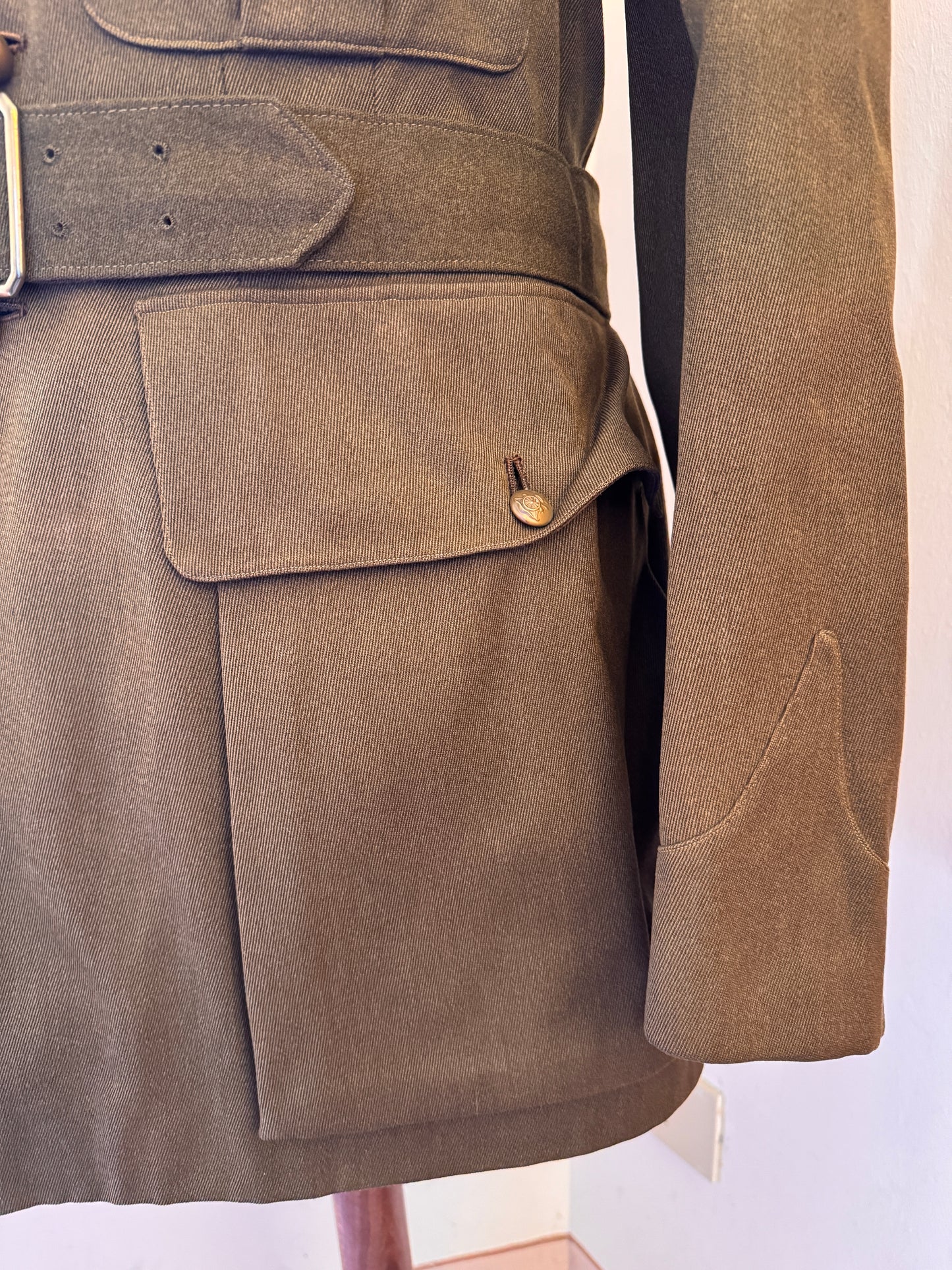 Photo 10 of WW2 British Army Royal Artillery Officer's Uniform Tunic & Trousers - collectible militaria item
