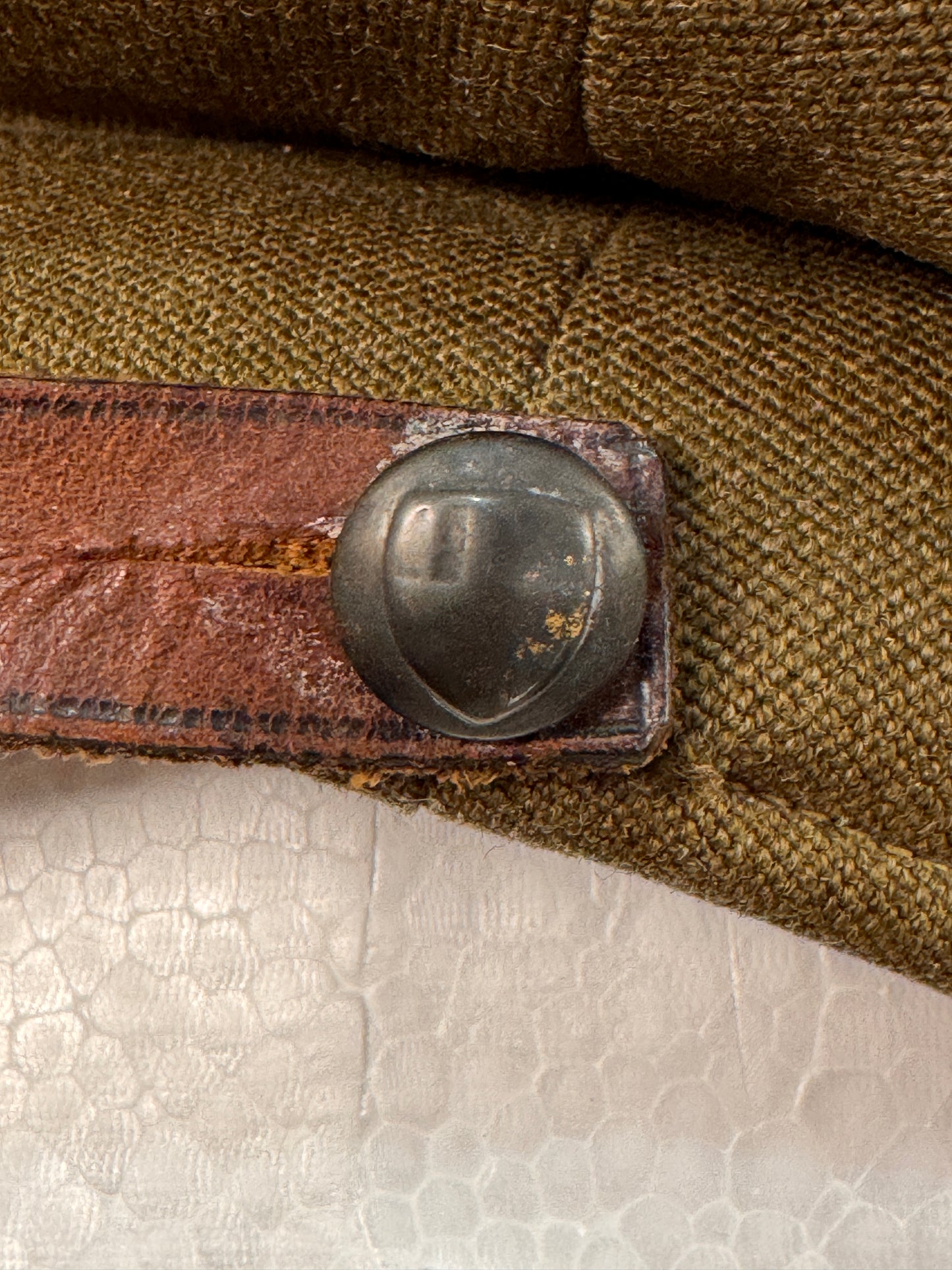 Photo 4 of WW2 British Army 90th (City of London) Field Artillery Regiment Officer's Cap - collectible militaria item