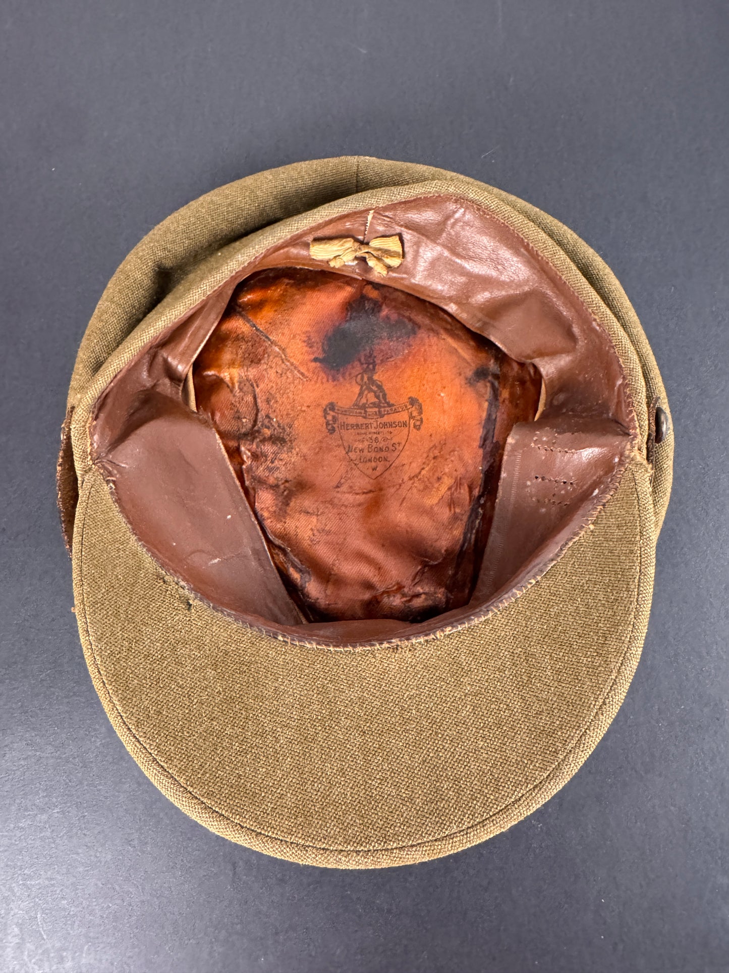 Photo 8 of WW2 British Army 90th (City of London) Field Artillery Regiment Officer's Cap - collectible militaria item