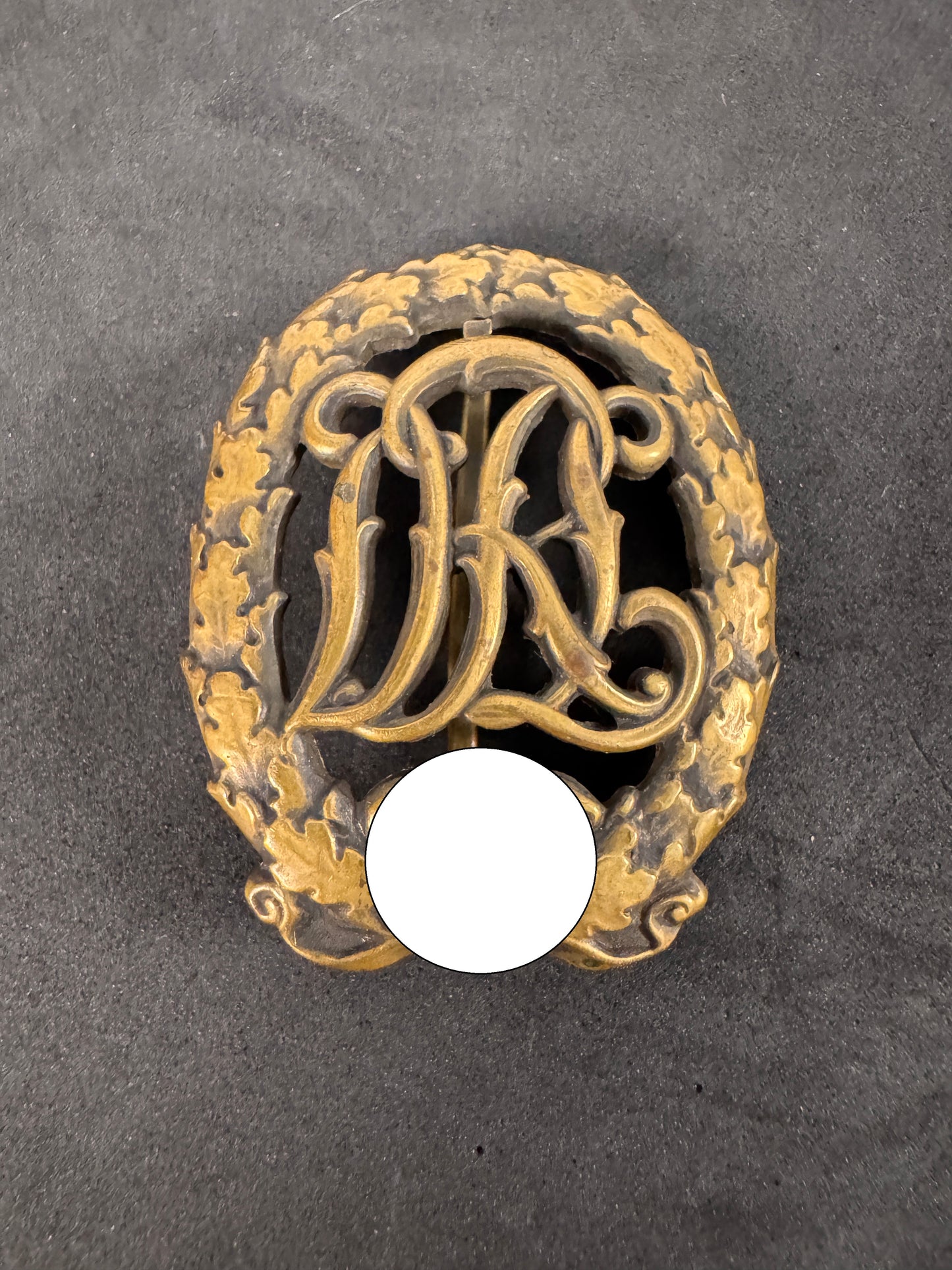 Photo 1 of WW2 German DRL Sports Achievement Badge in Bronze - collectible militaria item