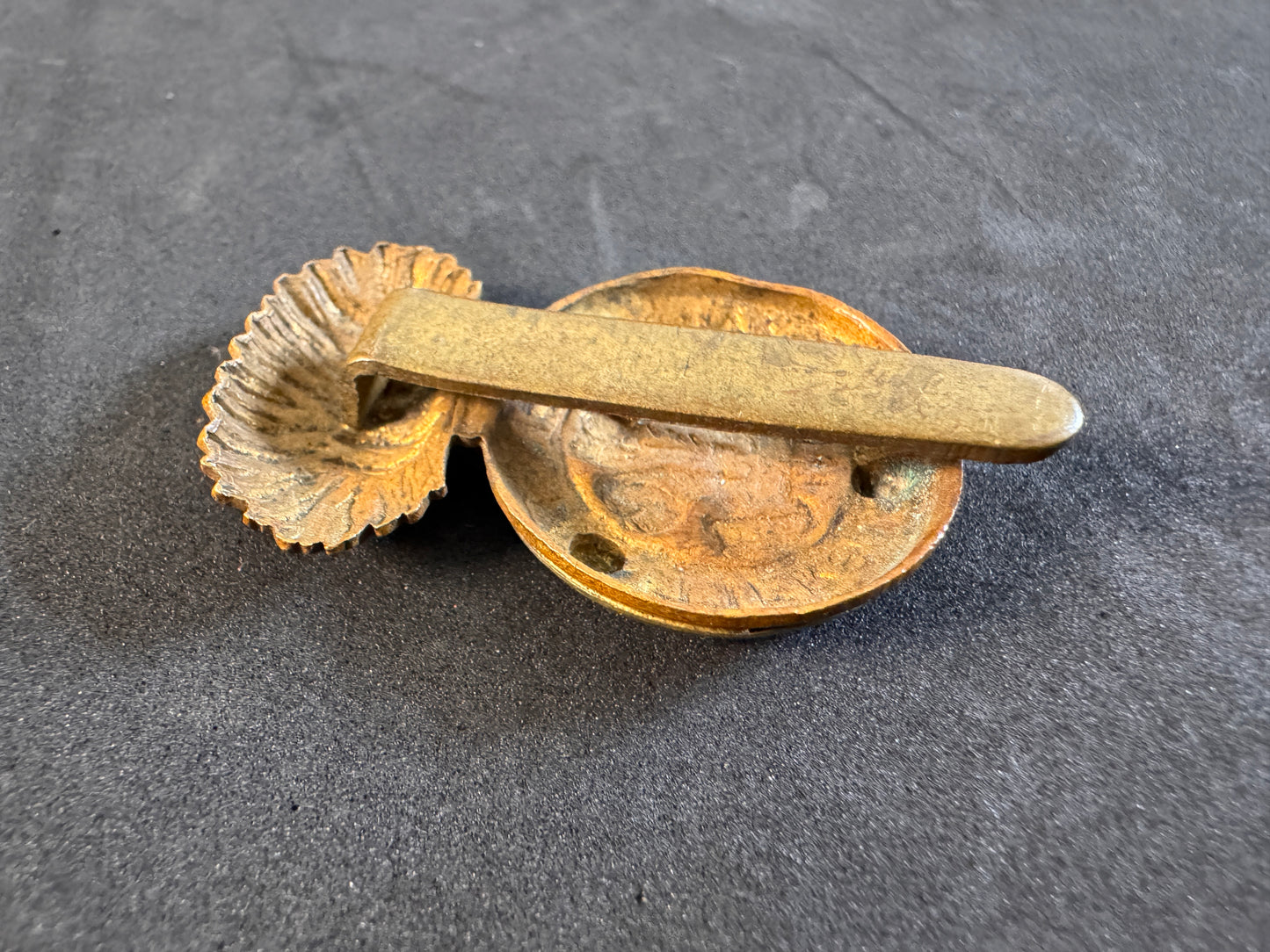 Photo 3 of WW2 British Army Royal Welch Fusiliers Cap Badge - collectible militaria item