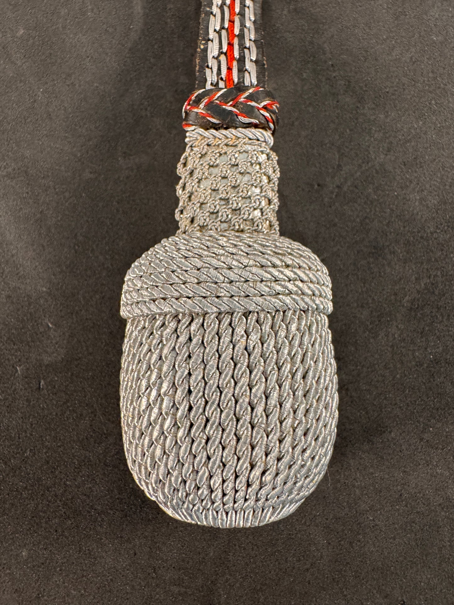 Photo 2 of WW2 German Police Officer's (Polizei) Sabre Sword Portepee Knot Hanger - collectible militaria item