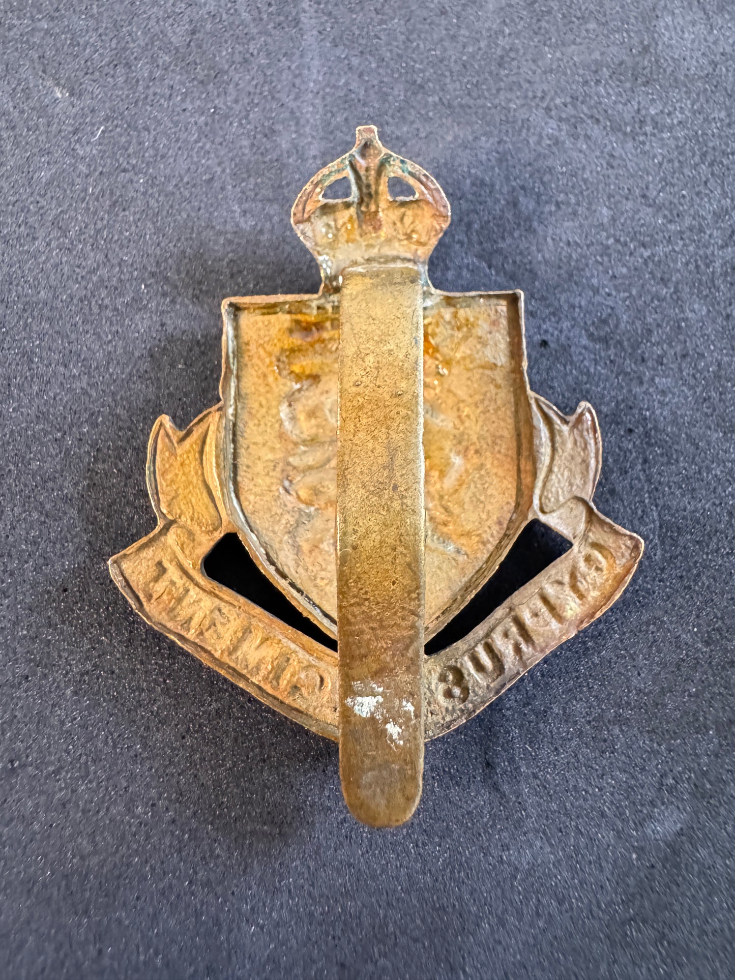 Photo 2 of WW2 British Colonial Army Cyprus Regiment Cap Badge - collectible militaria item