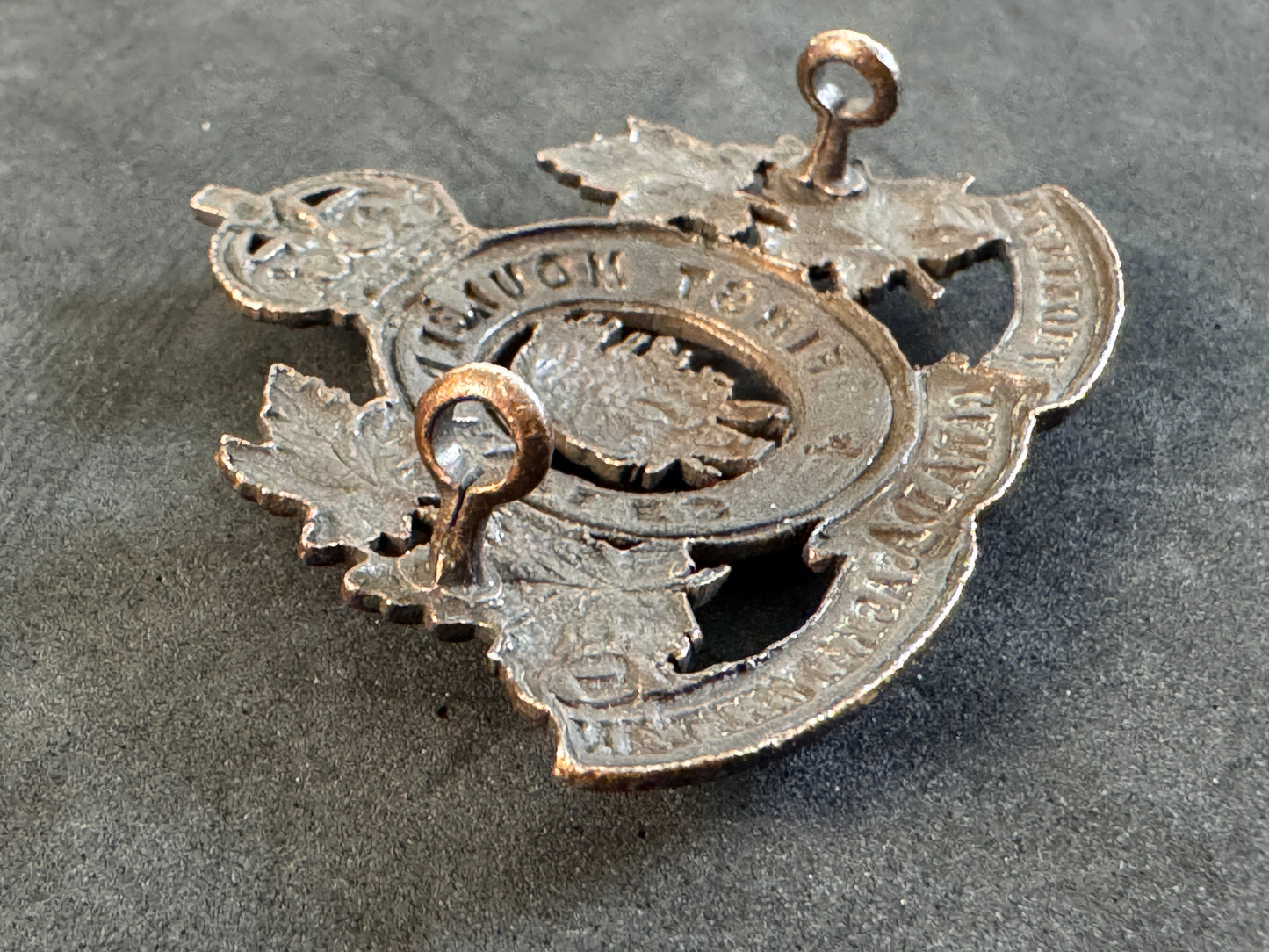 Image of product: ww1 canadian cef first mounted rifles cap badge