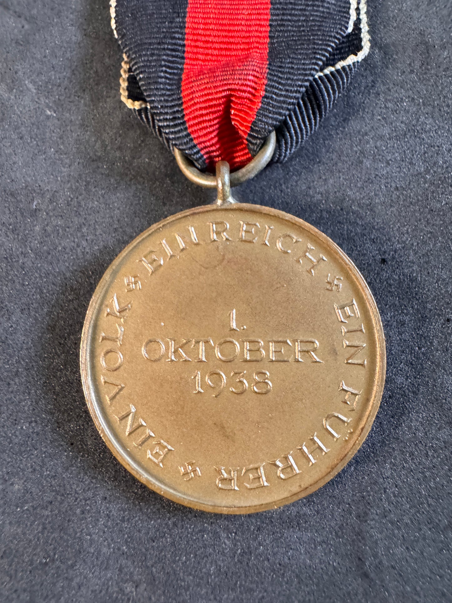 Image of product: 1st october 1938 sudetenland medal czechoslovakia annexation