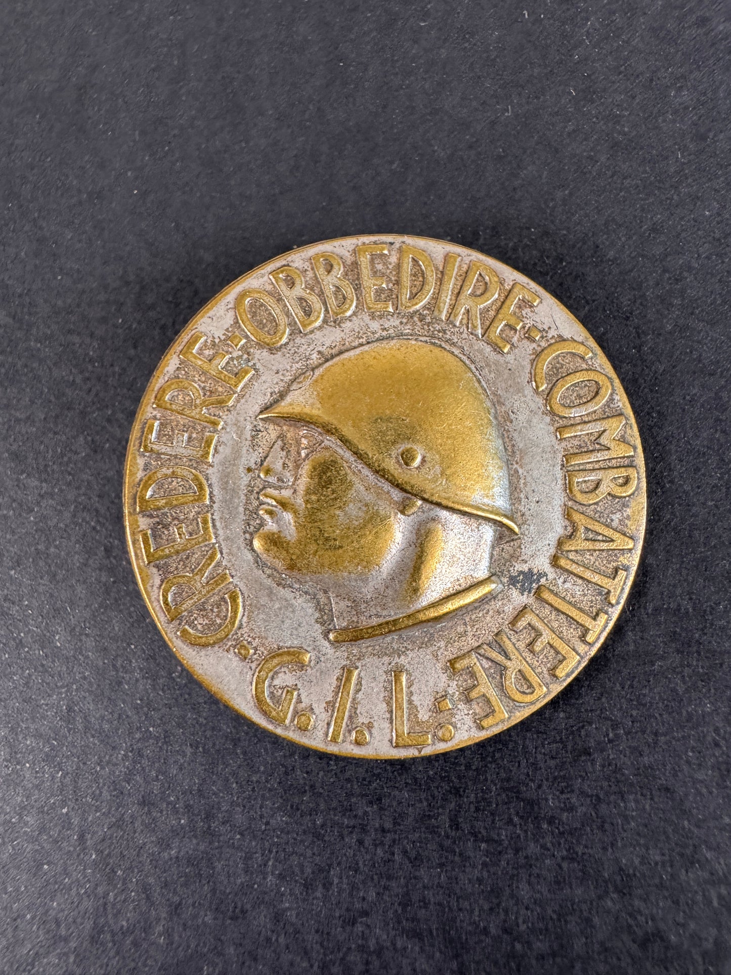 Image of product: italy fascist youth badge g i l