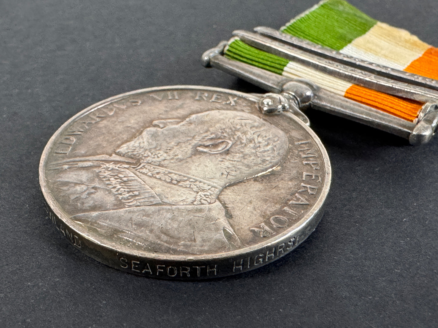 Image of product: kings south africa medal 1901 1902 seaforth highlanders boer war