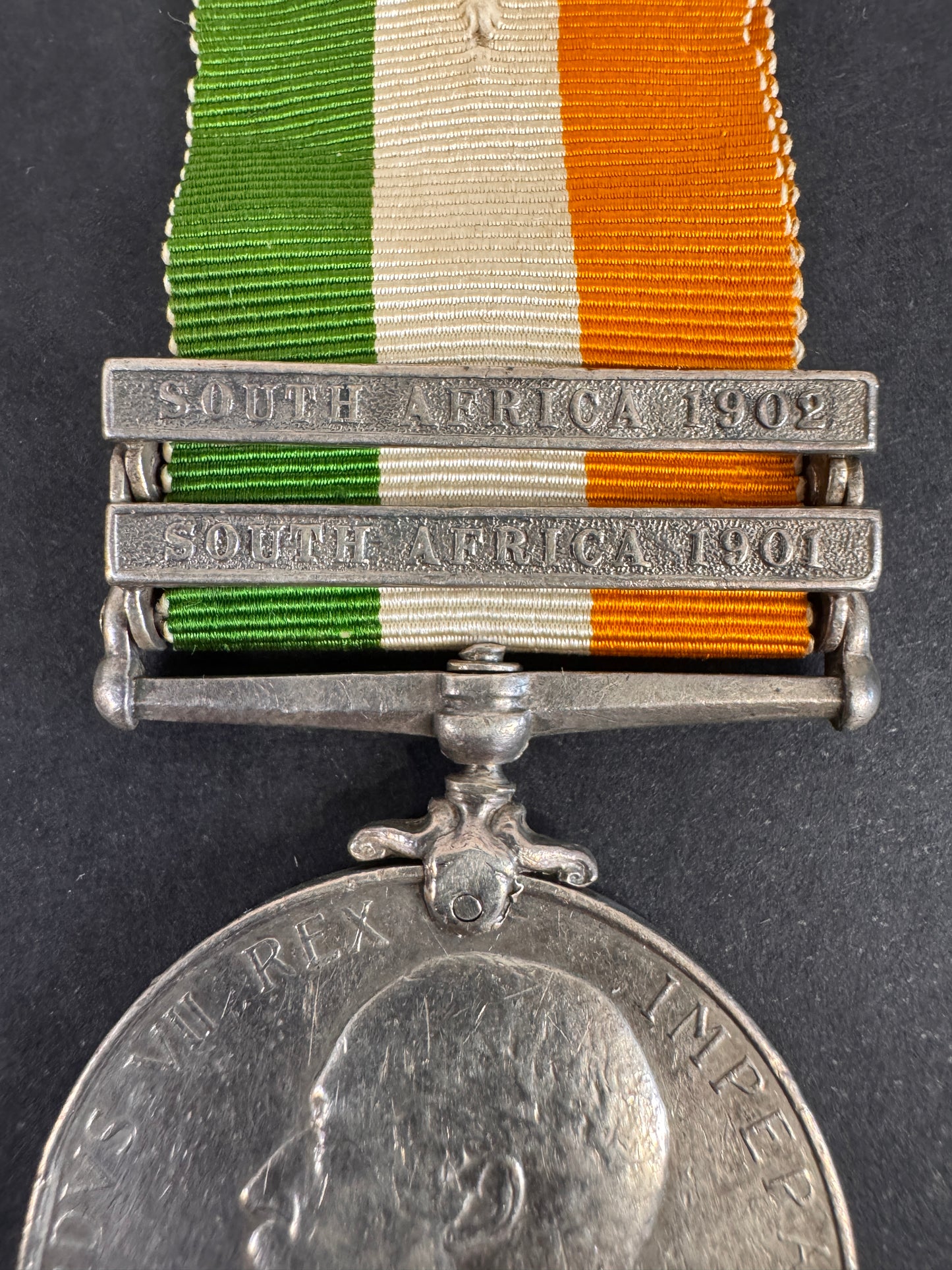 Image of product: kings south africa medal 1901 1902 argyll sutherland highlanders boer war