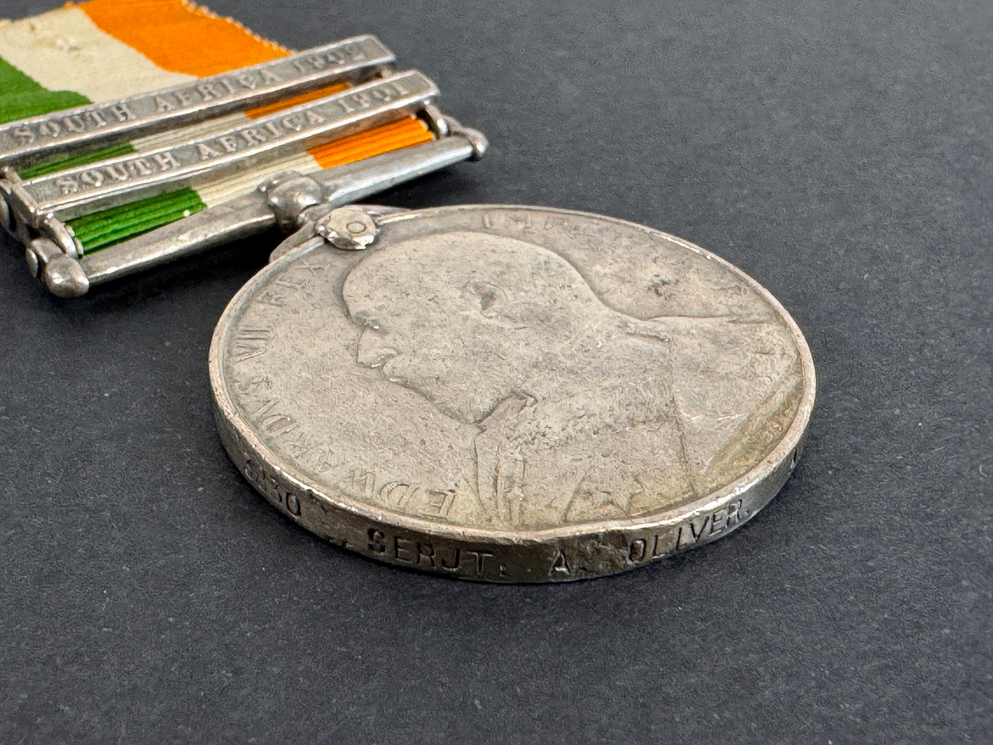 Image of product: kings south africa medal 1901 1902 argyll sutherland highlanders boer war