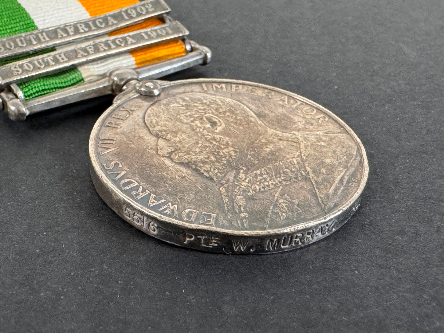 Image of product: kings south africa medal 1901 1902 royal scots fusiliers boer war