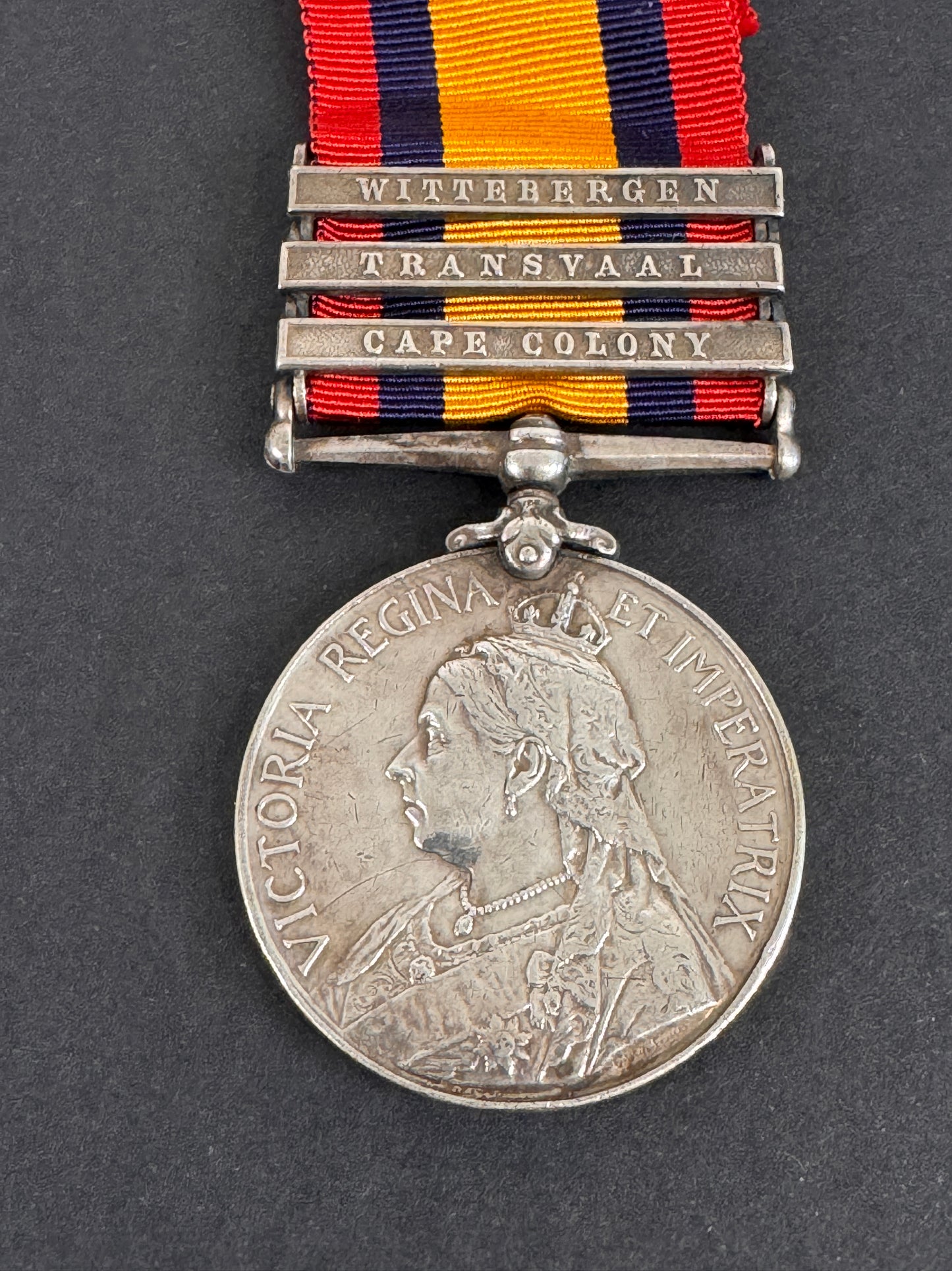 Image of product: queens south africa medal worcestershire regiment boer war