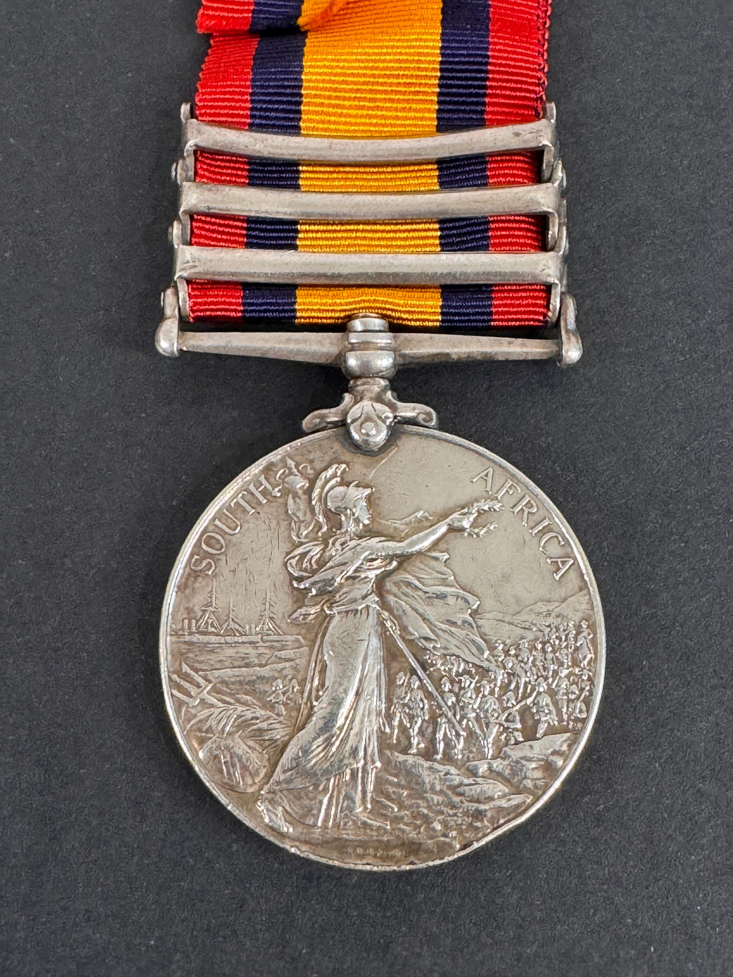 Image of product: queens south africa medal worcestershire regiment boer war