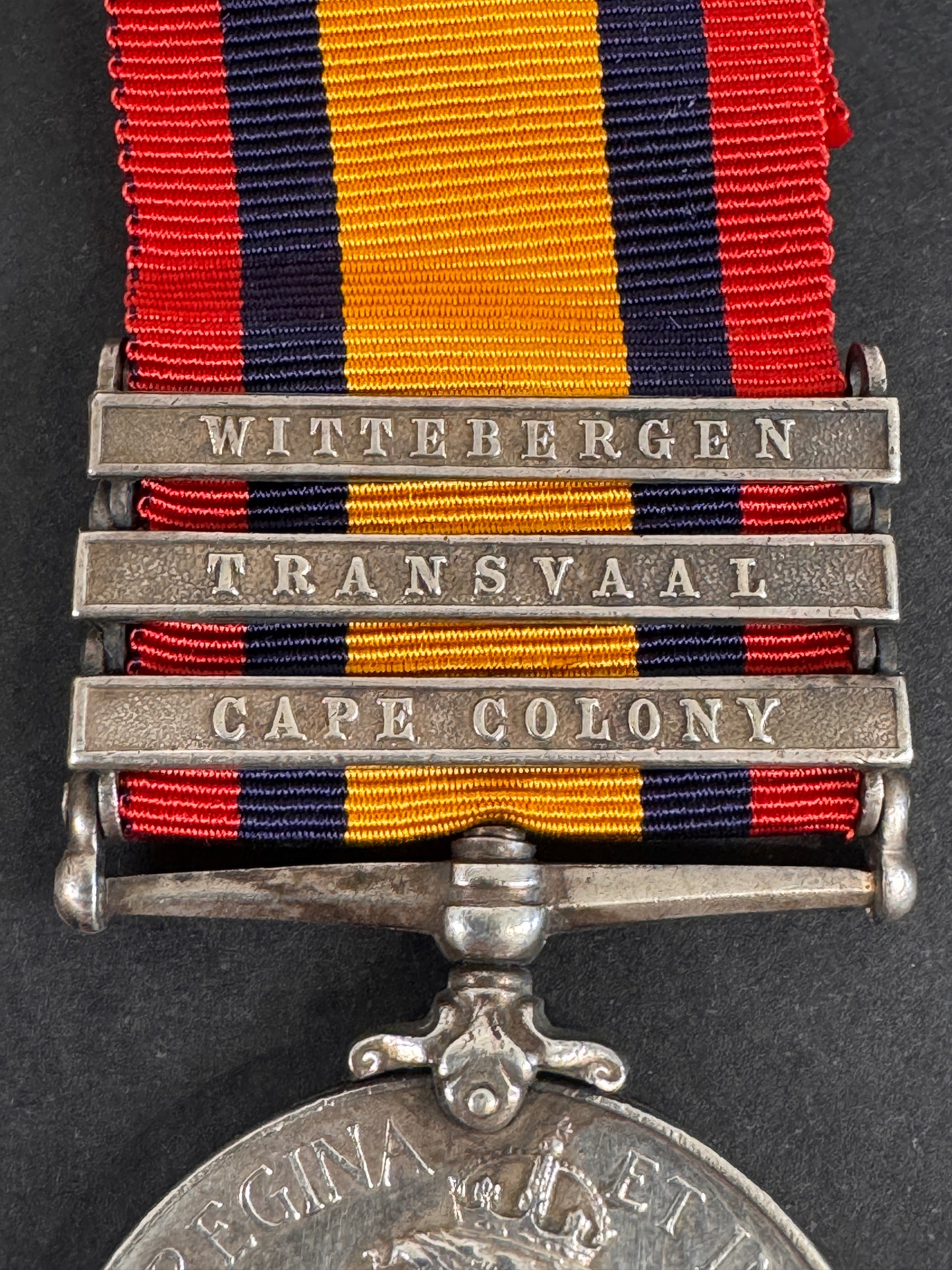 Image of product: queens south africa medal worcestershire regiment boer war