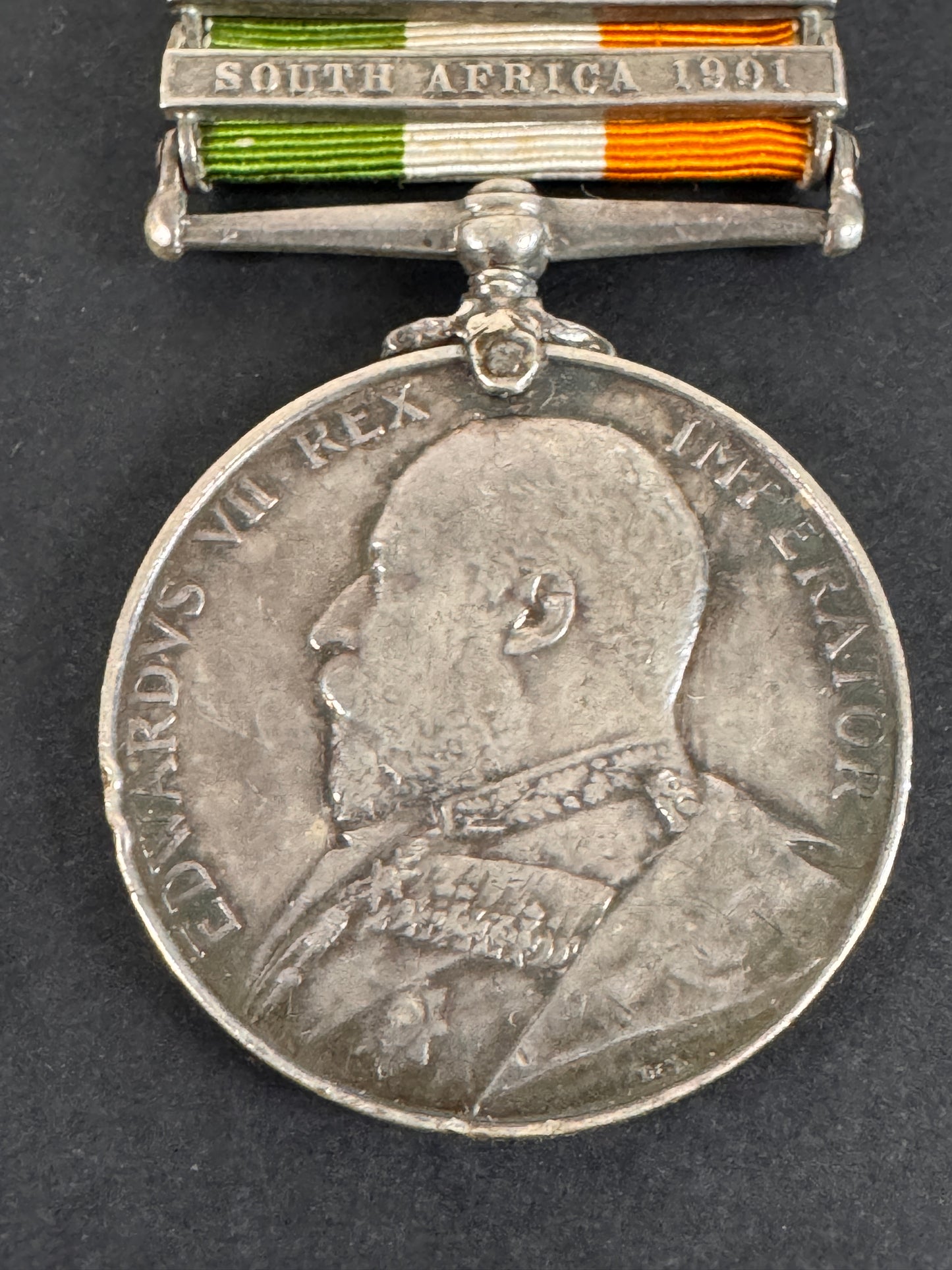 Image of product: kings south africa medal 1901 1902 hampshire regiment boer war