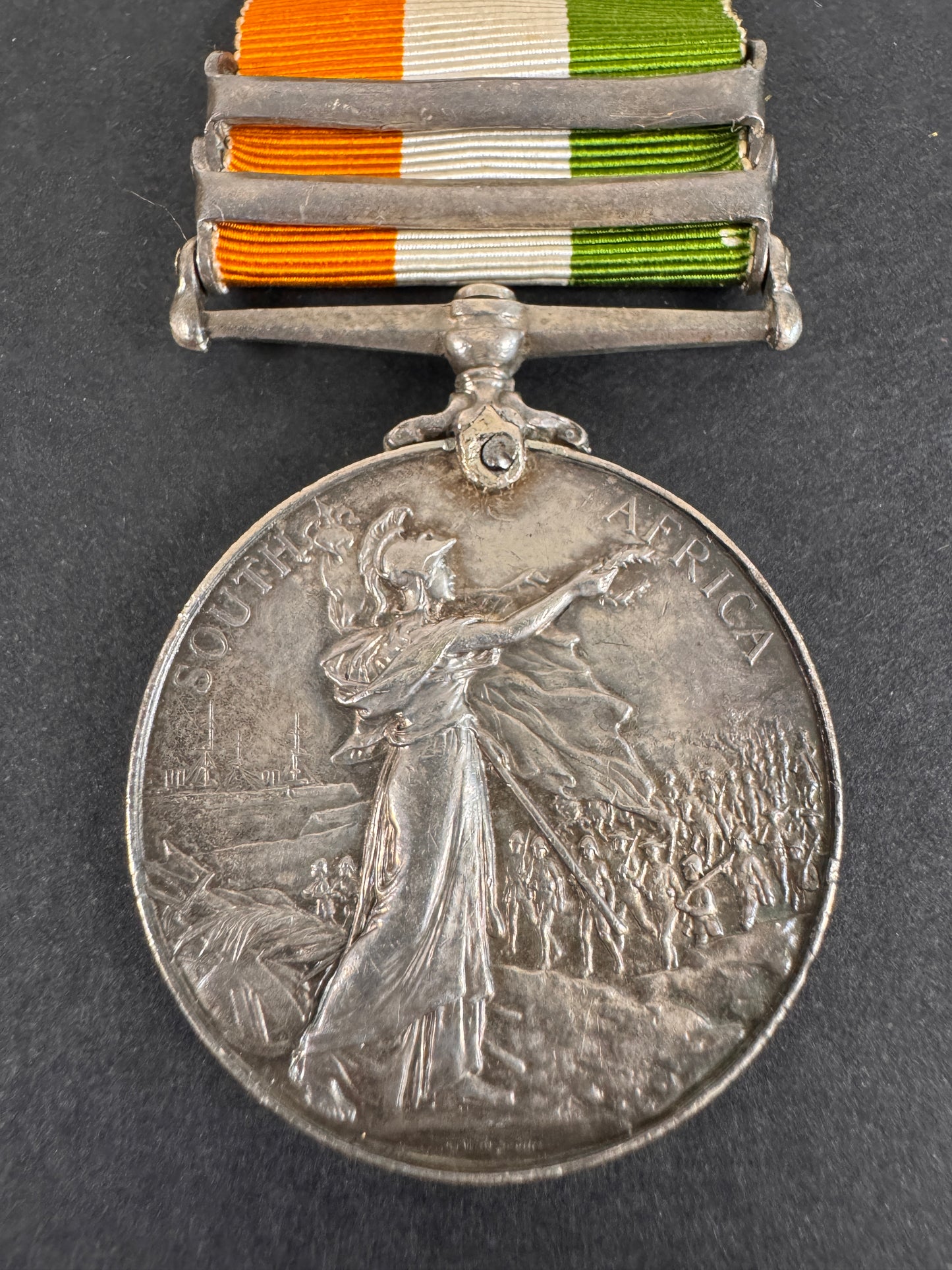Image of product: kings south africa medal 1901 1902 hampshire regiment boer war