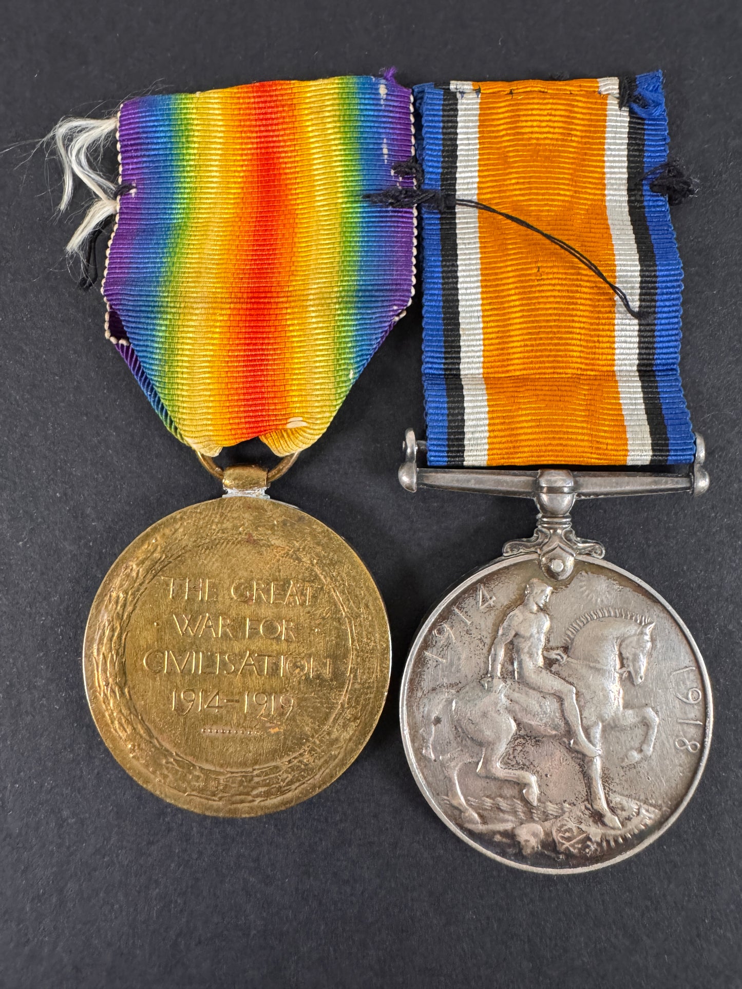 Image of product: ww1 british war medals essex regiment machine gun corps