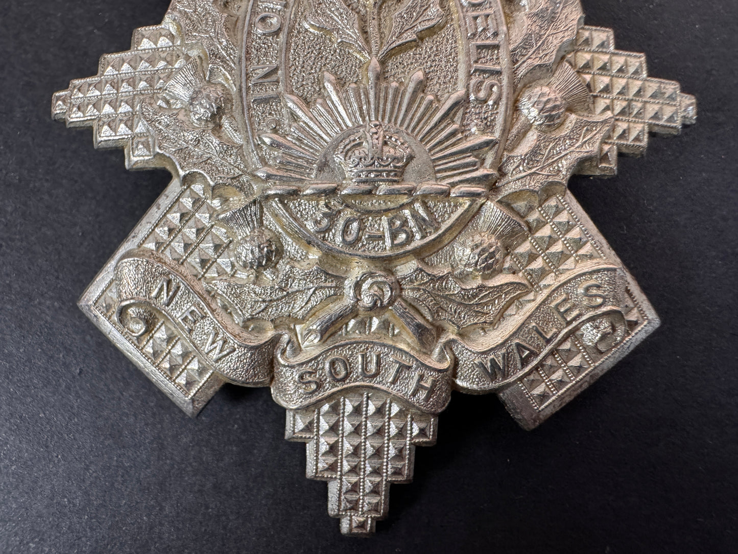 Image of product: ww2 australian army 30th battalion new south wales scottish cap badge